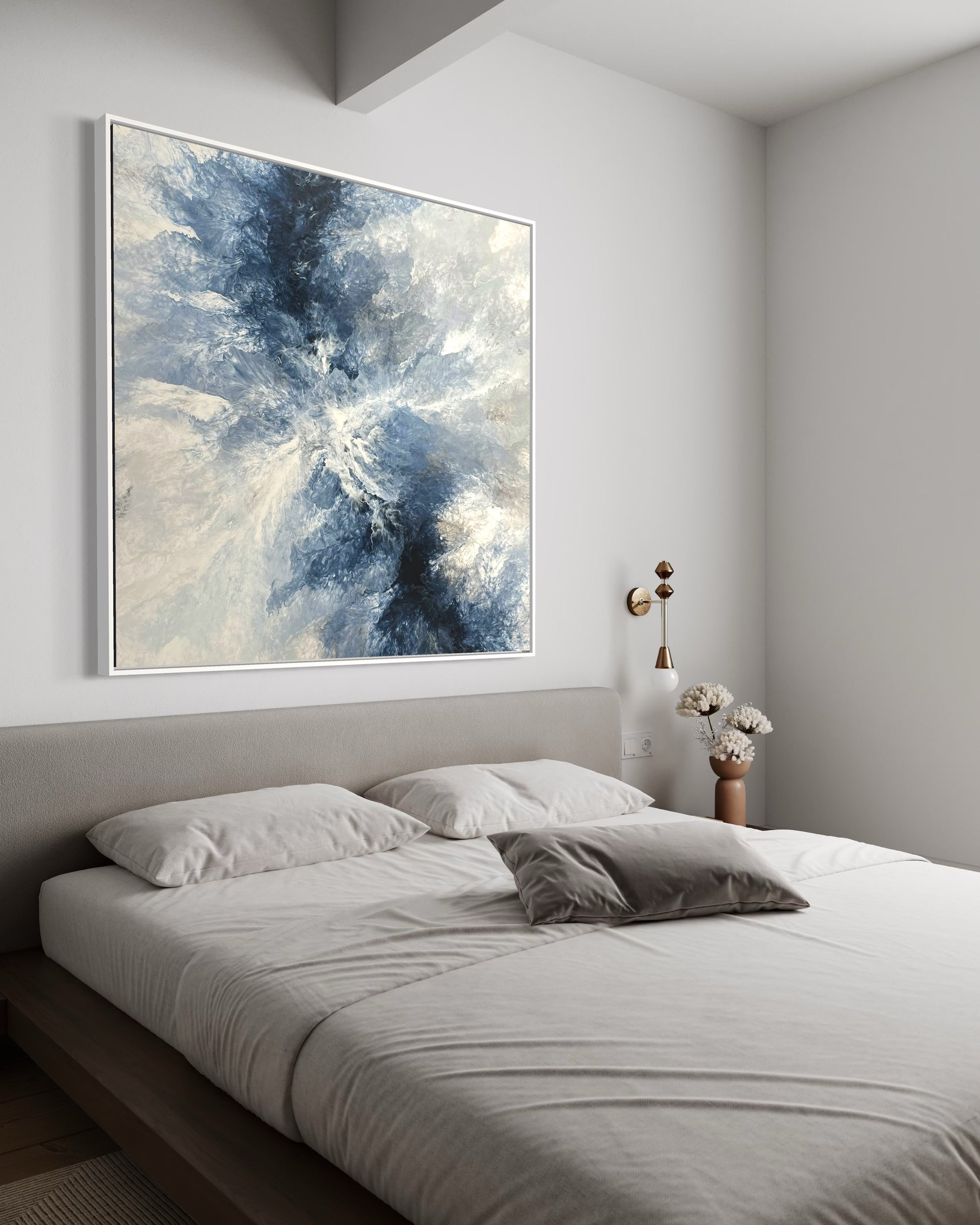 "Ocean Navy" - Canvas Print