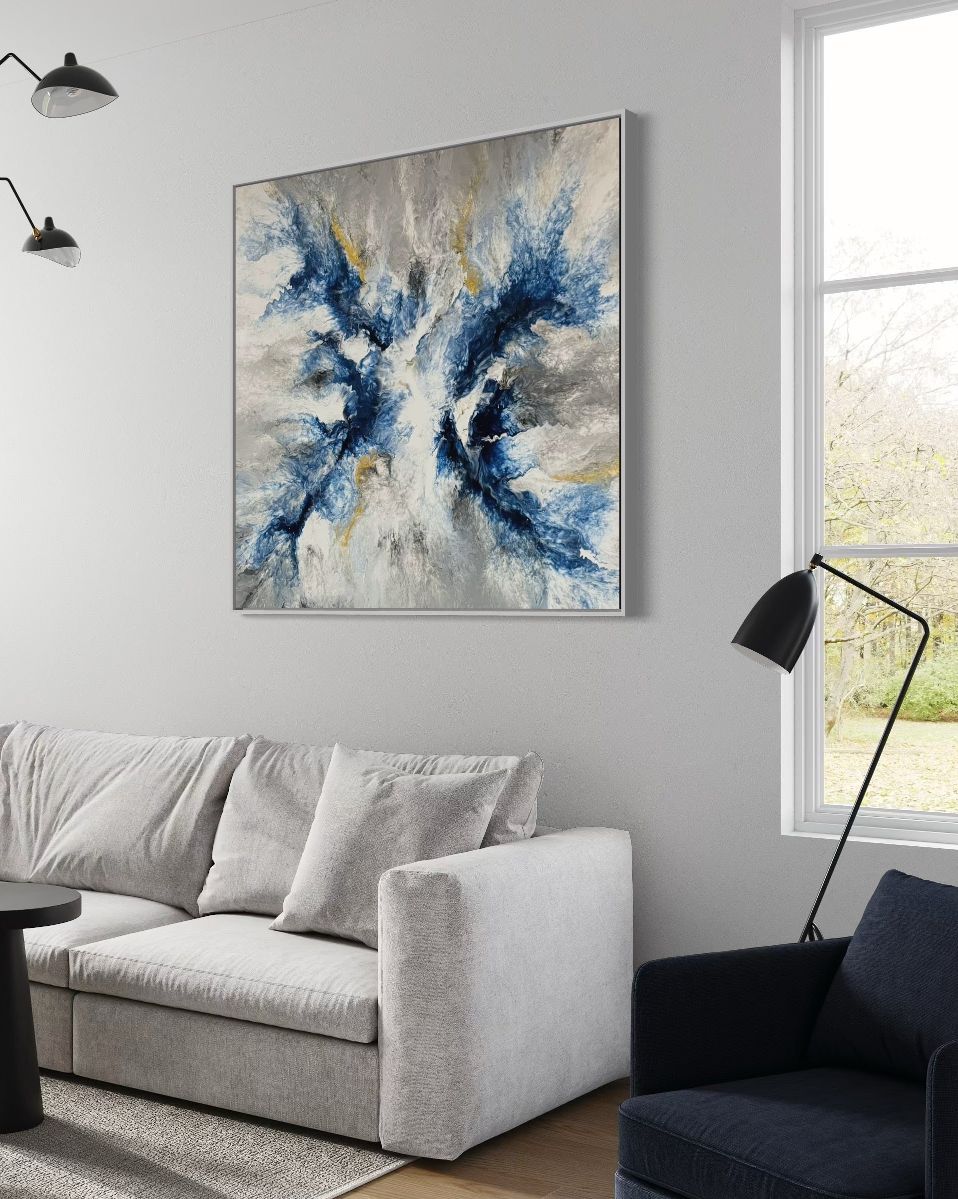 "The Royal Blue" - Canvas Print