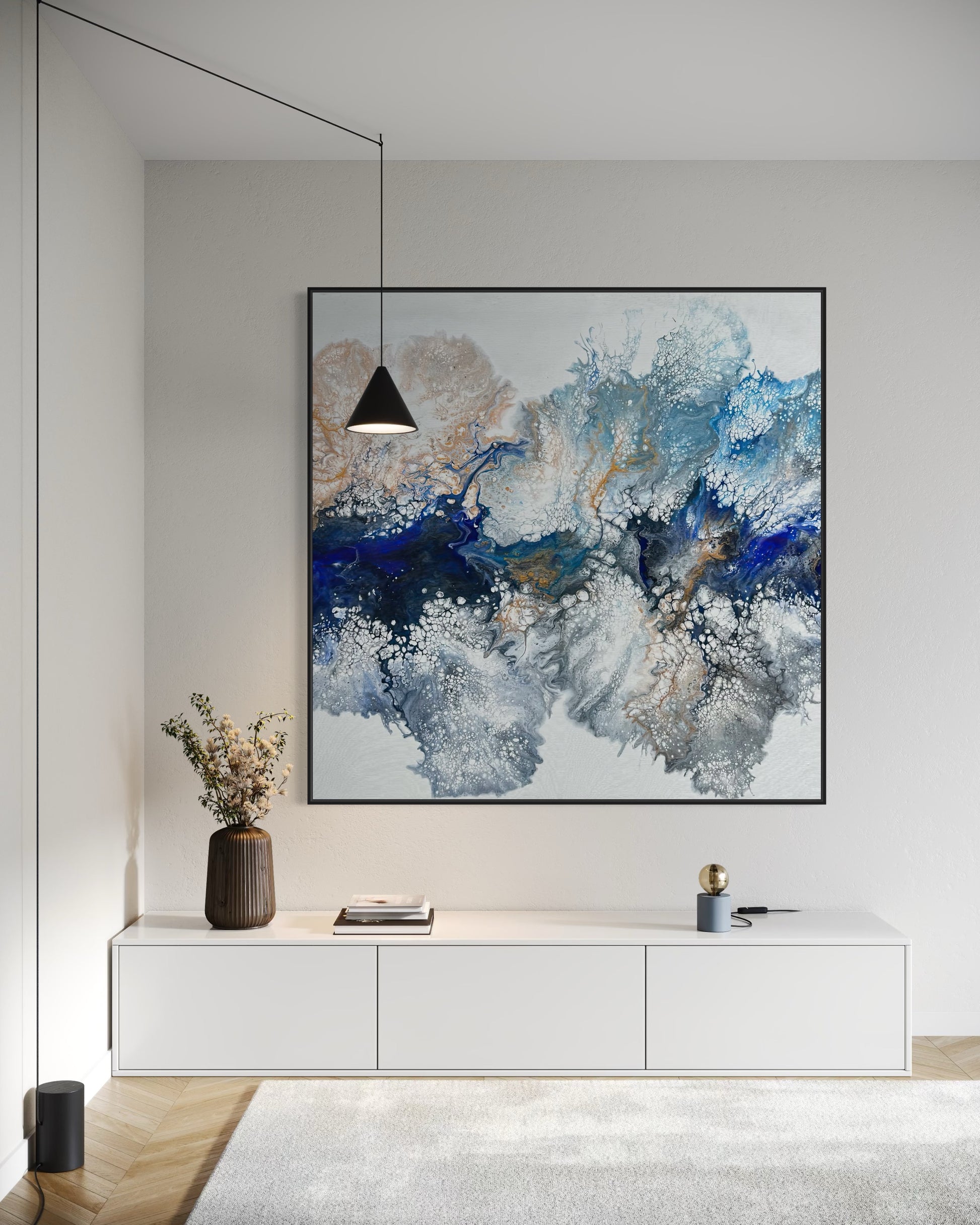 "Ocean Fizz" - Canvas Print