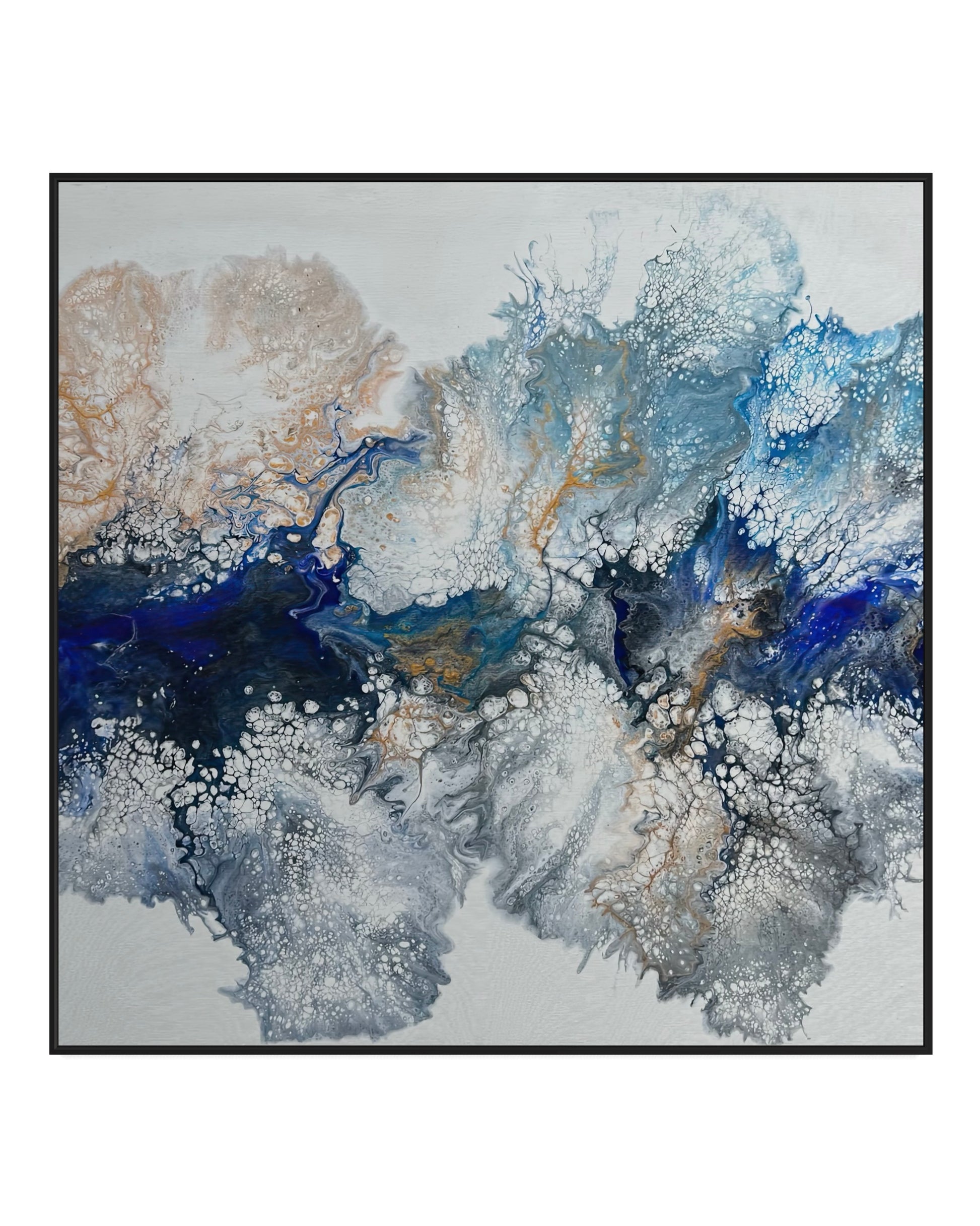 "Ocean Fizz" - Canvas Print