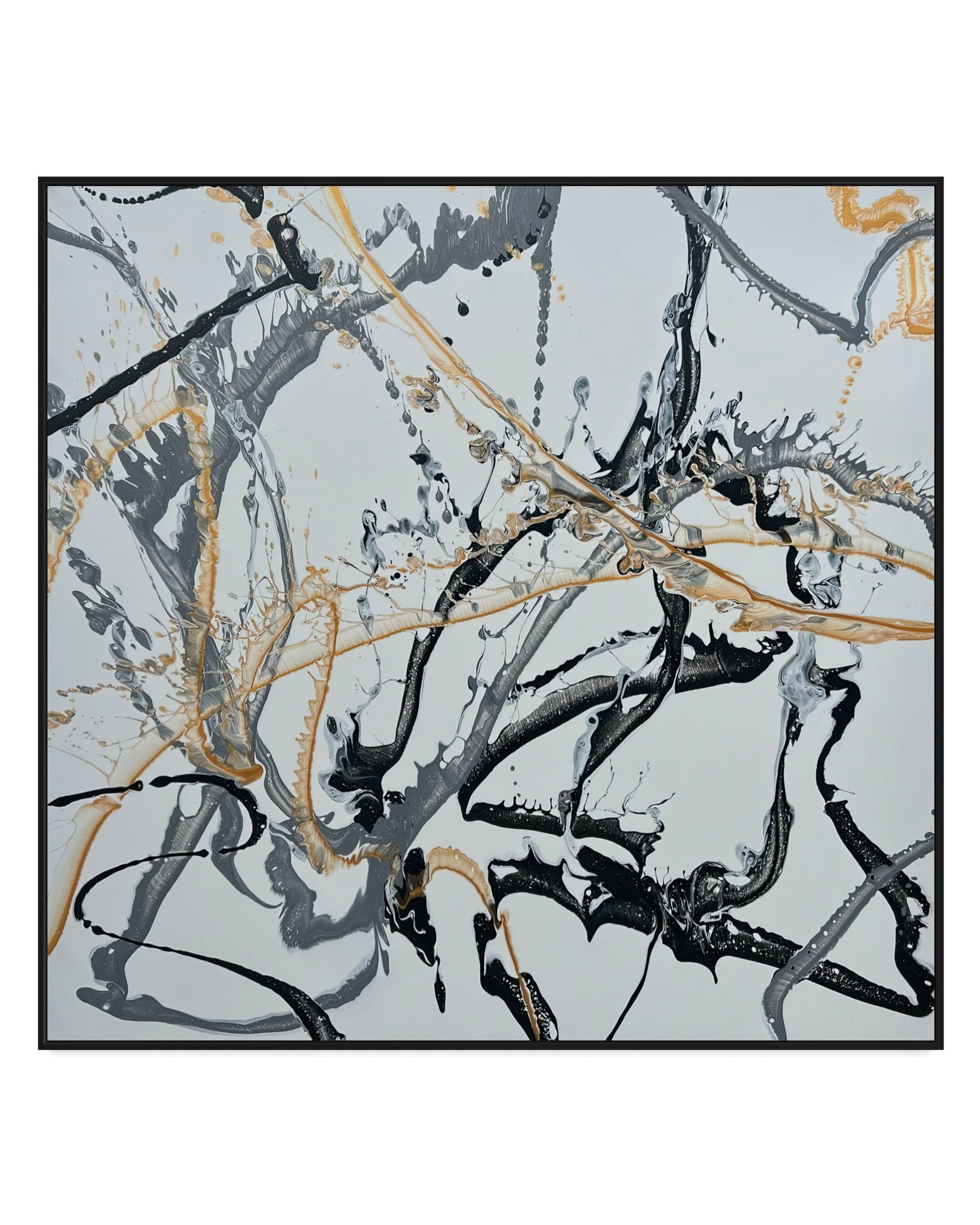 "Liquid Mess" - Canvas Print