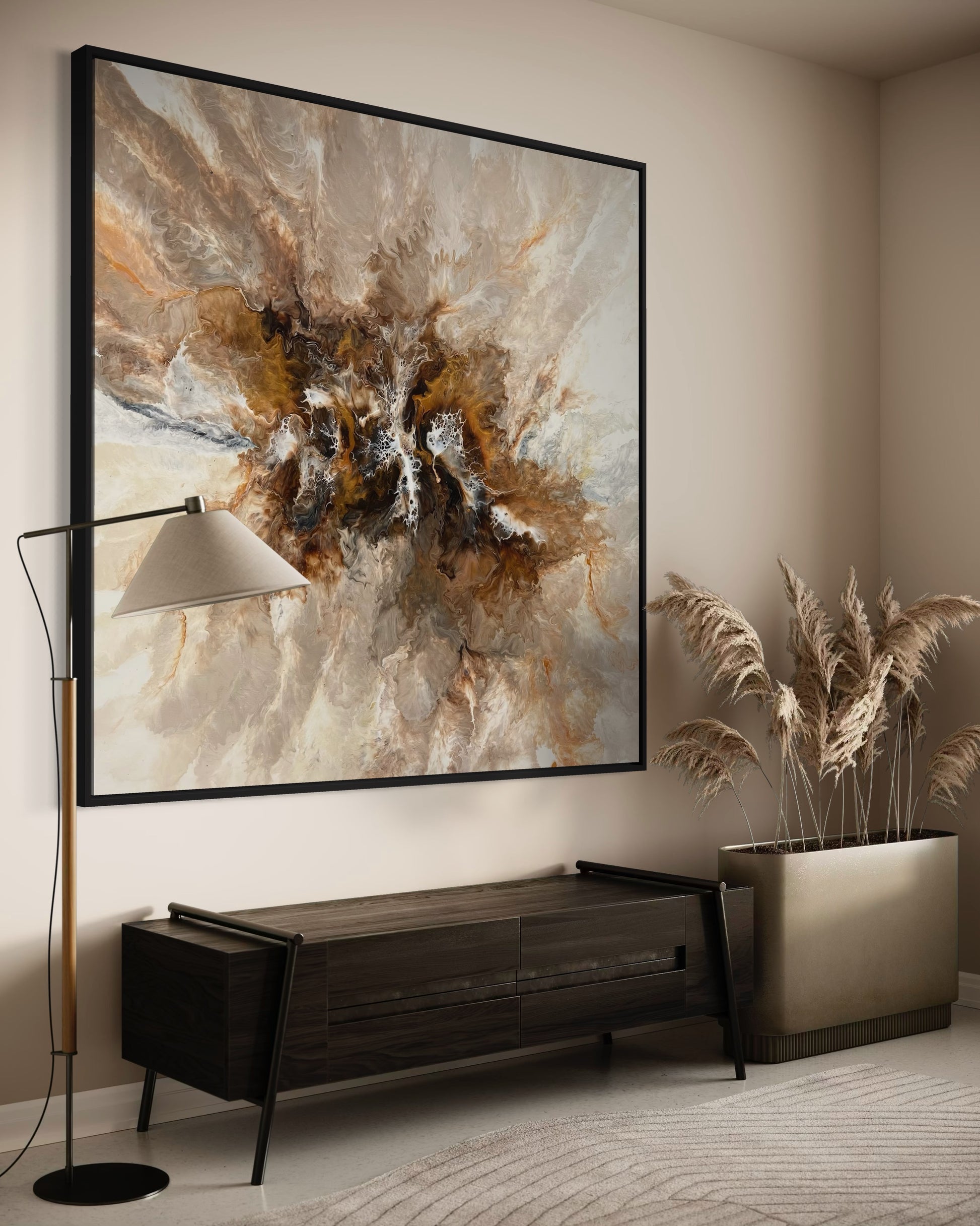 "Oak Shimmer" - Canvas Print