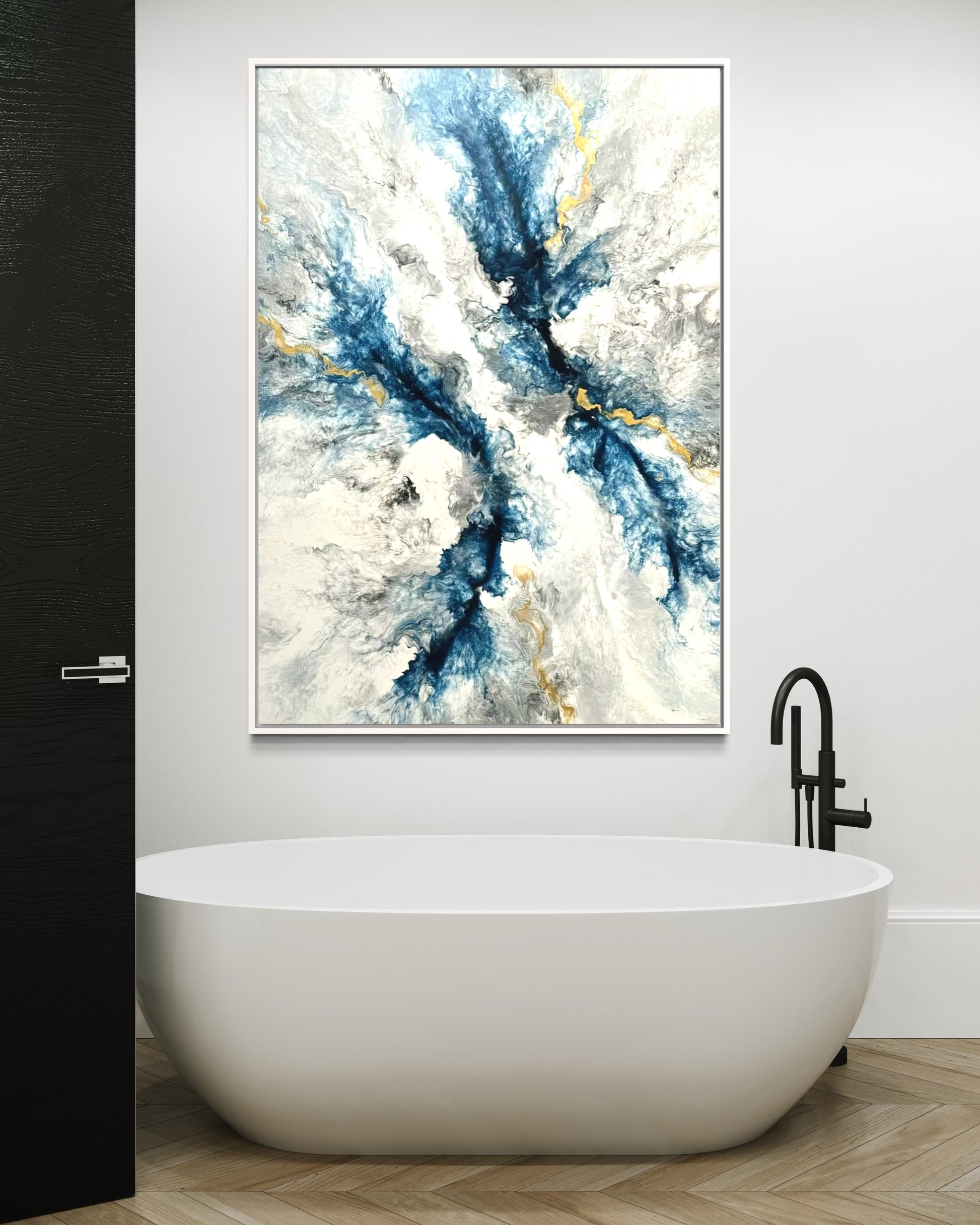 "Blue Bolt" - Canvas Print