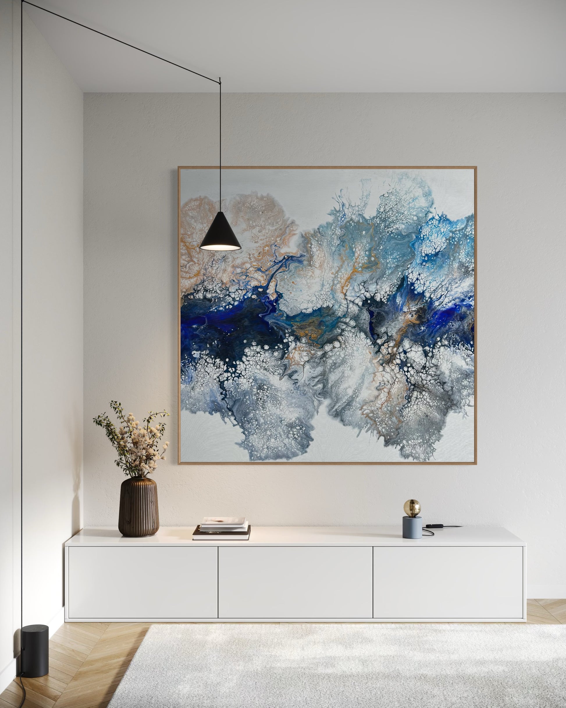 "Ocean Fizz" - Canvas Print