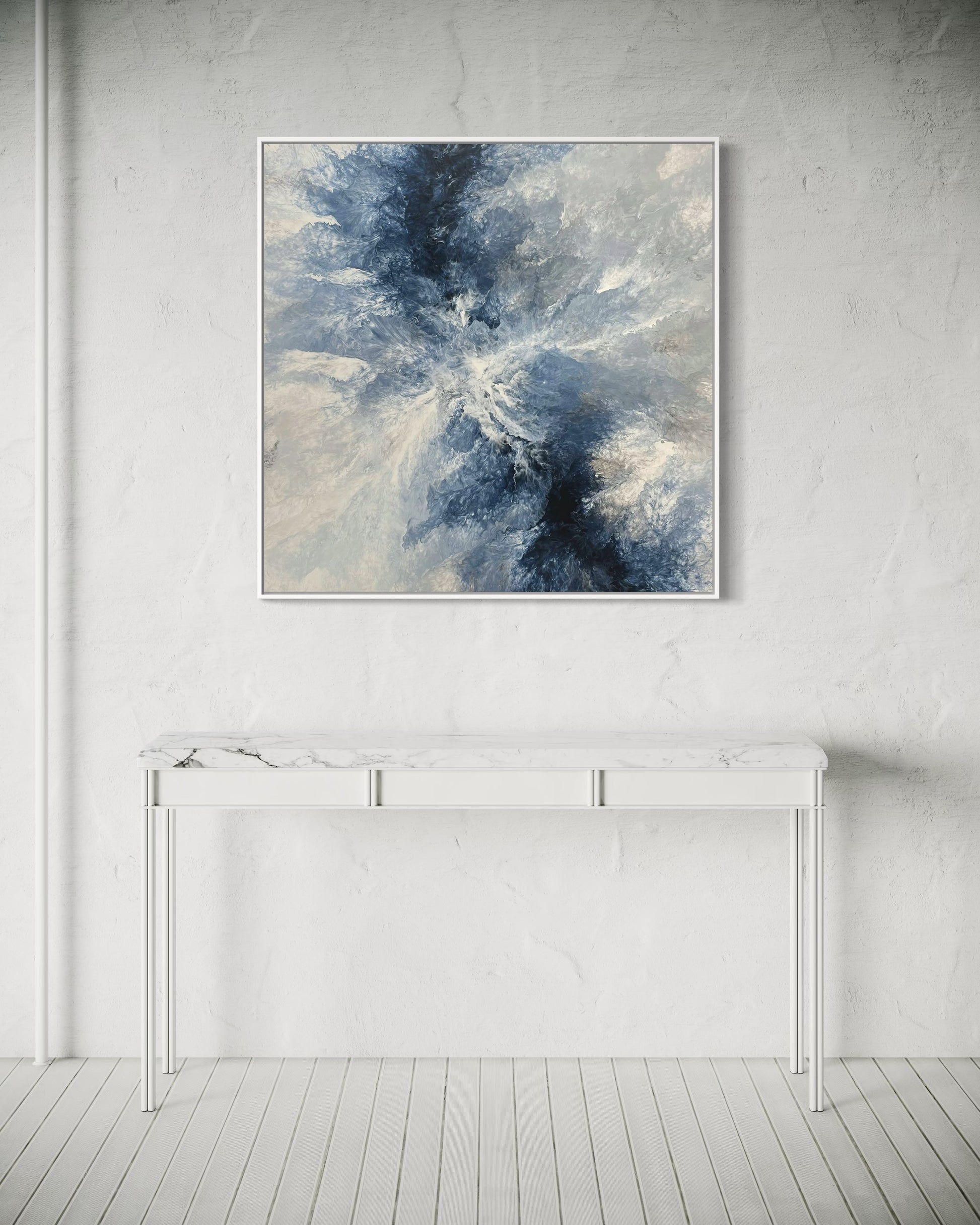 "Ocean Navy" - Canvas Print