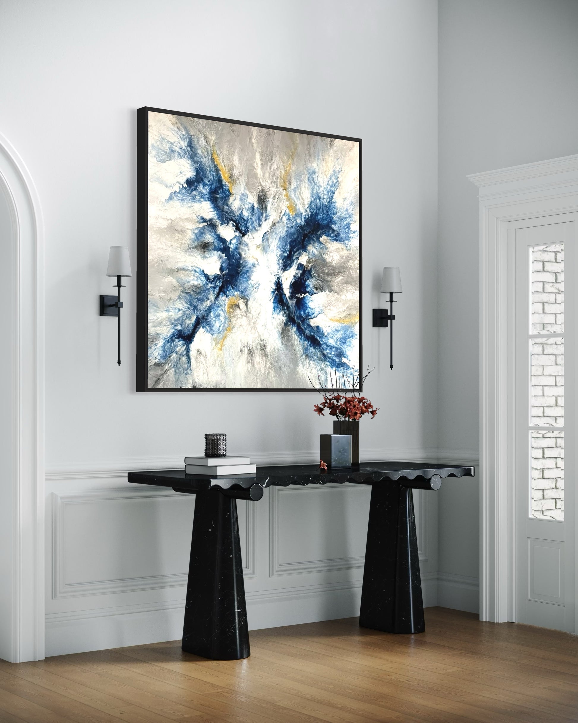 "The Royal Blue" - Canvas Print