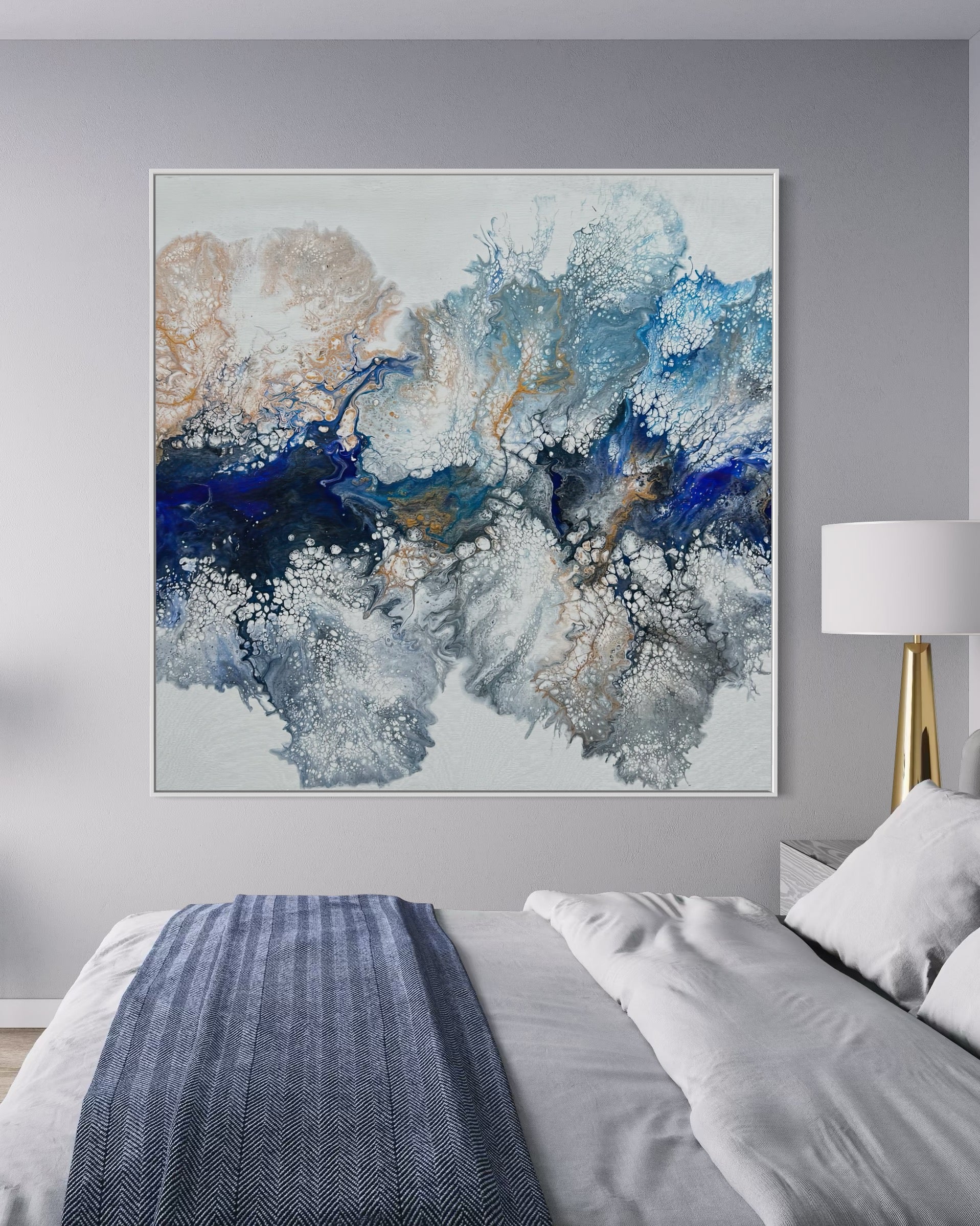 "Ocean Fizz" - Canvas Print