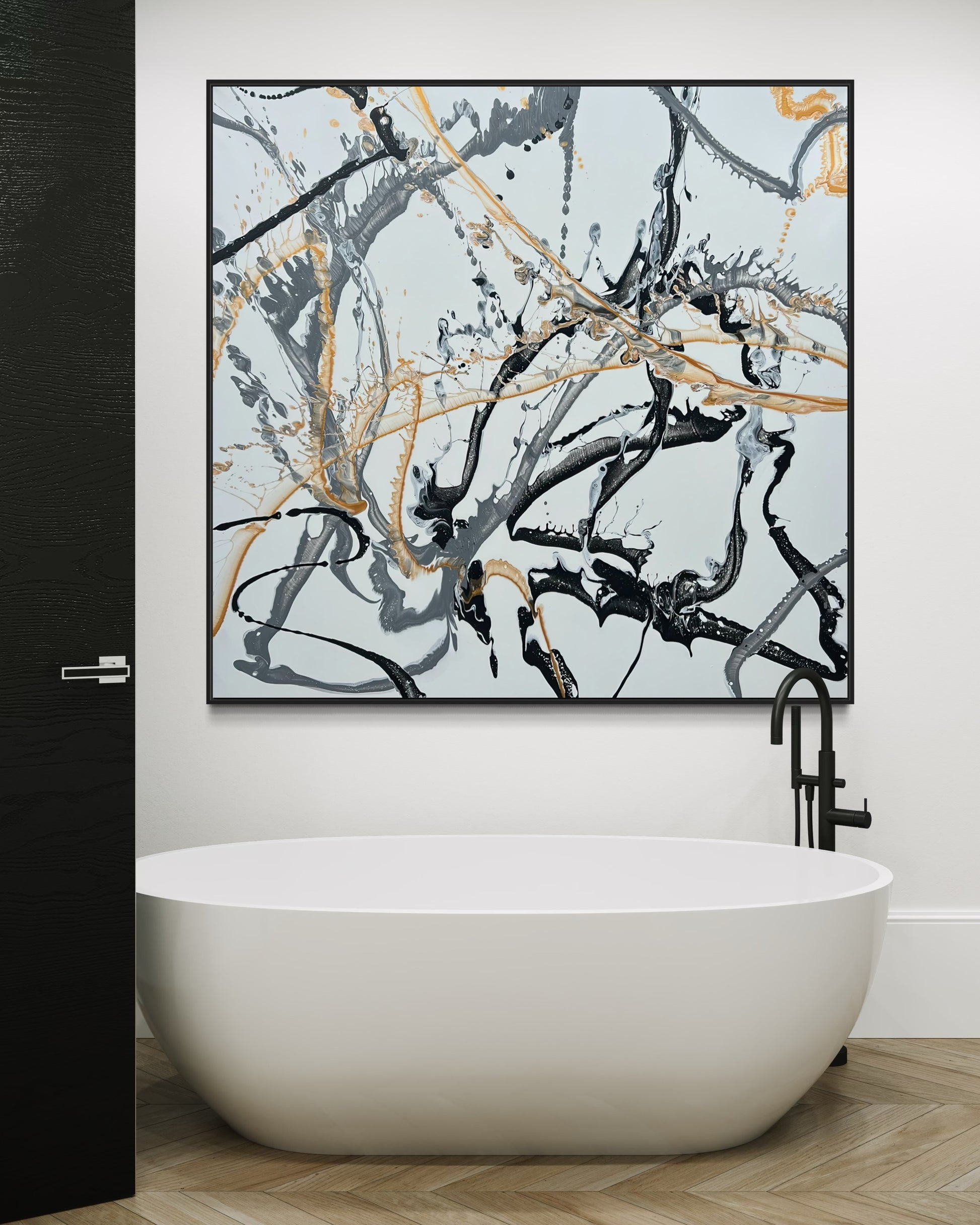 "Liquid Mess" - Canvas Print