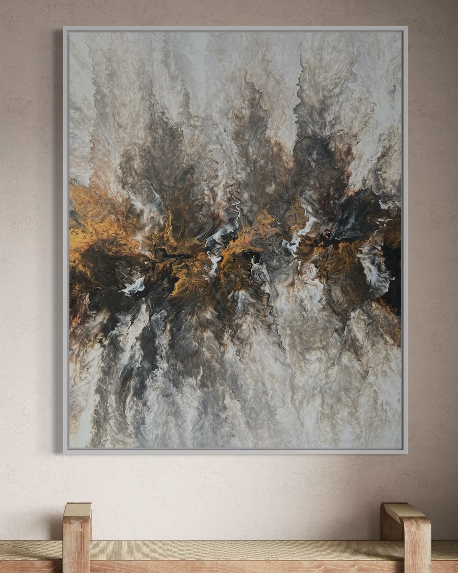 "Golden Jewel" - Canvas Print