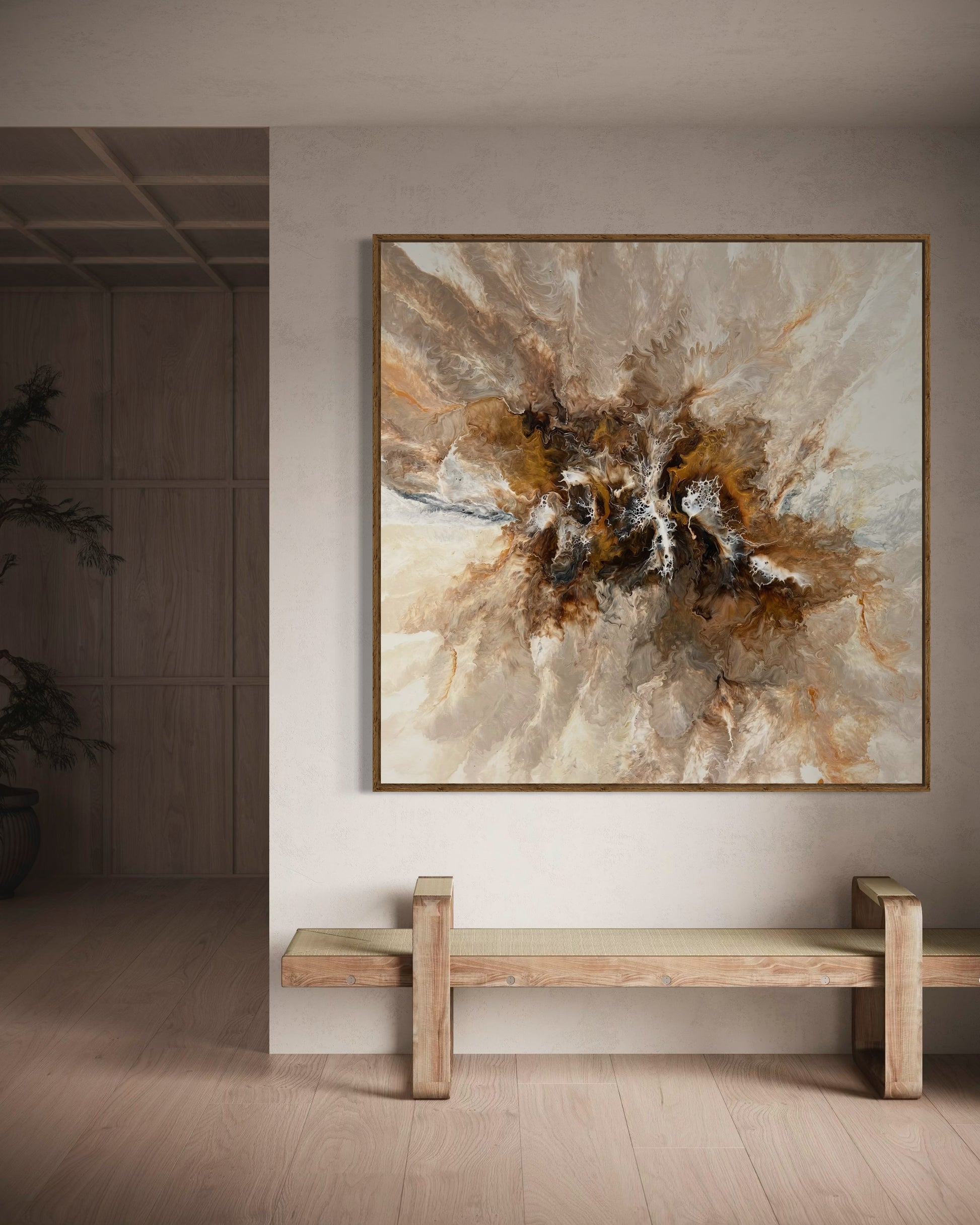 "Oak Shimmer" - Canvas Print