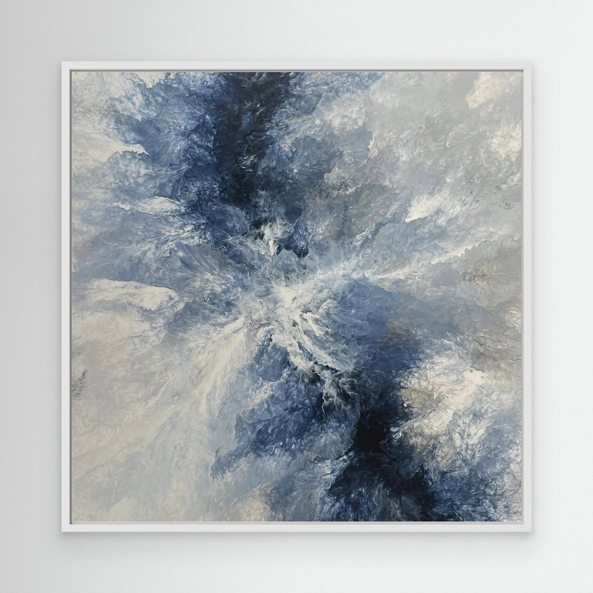 "Ocean Navy" - Canvas Print