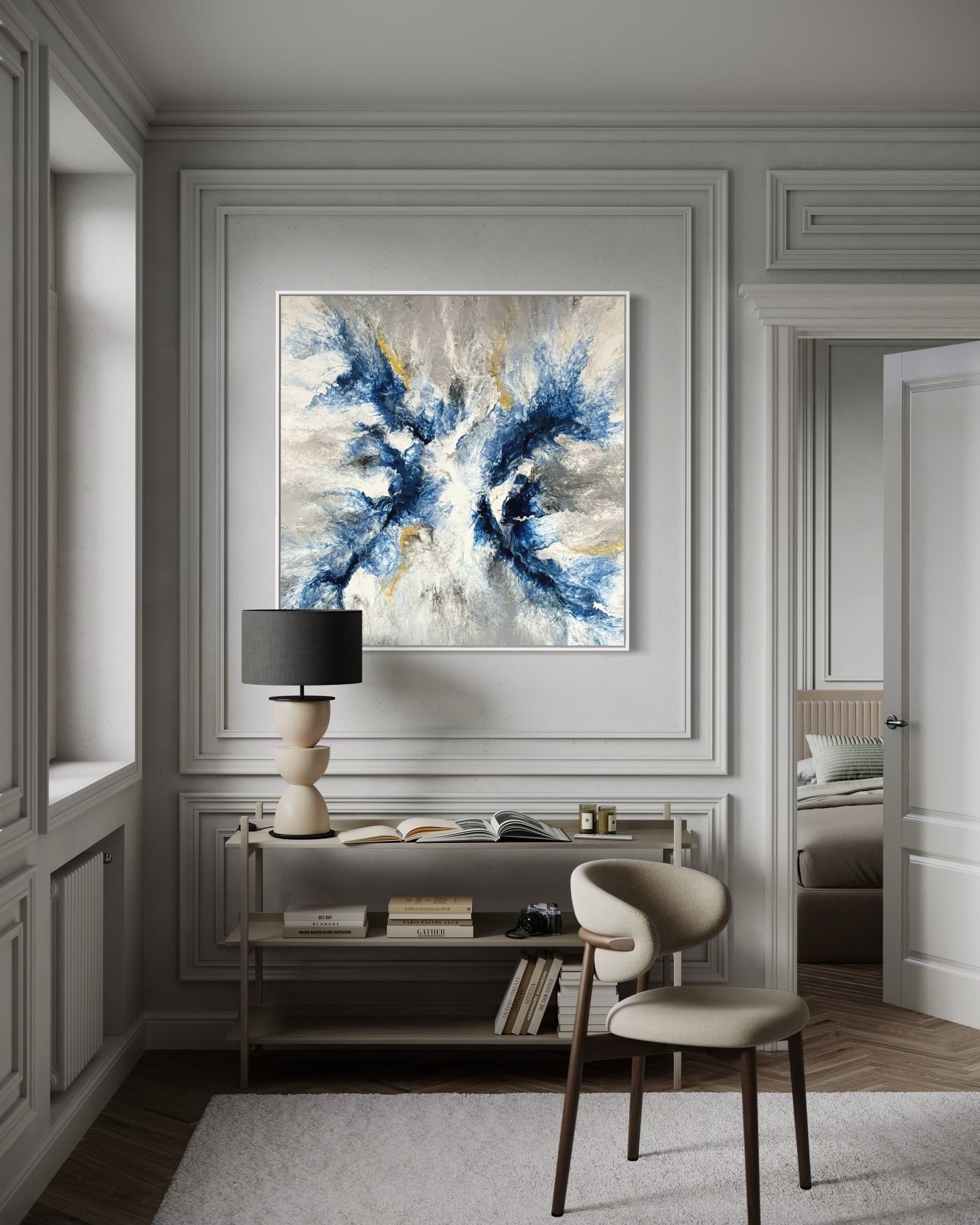 "The Royal Blue" - Canvas Print
