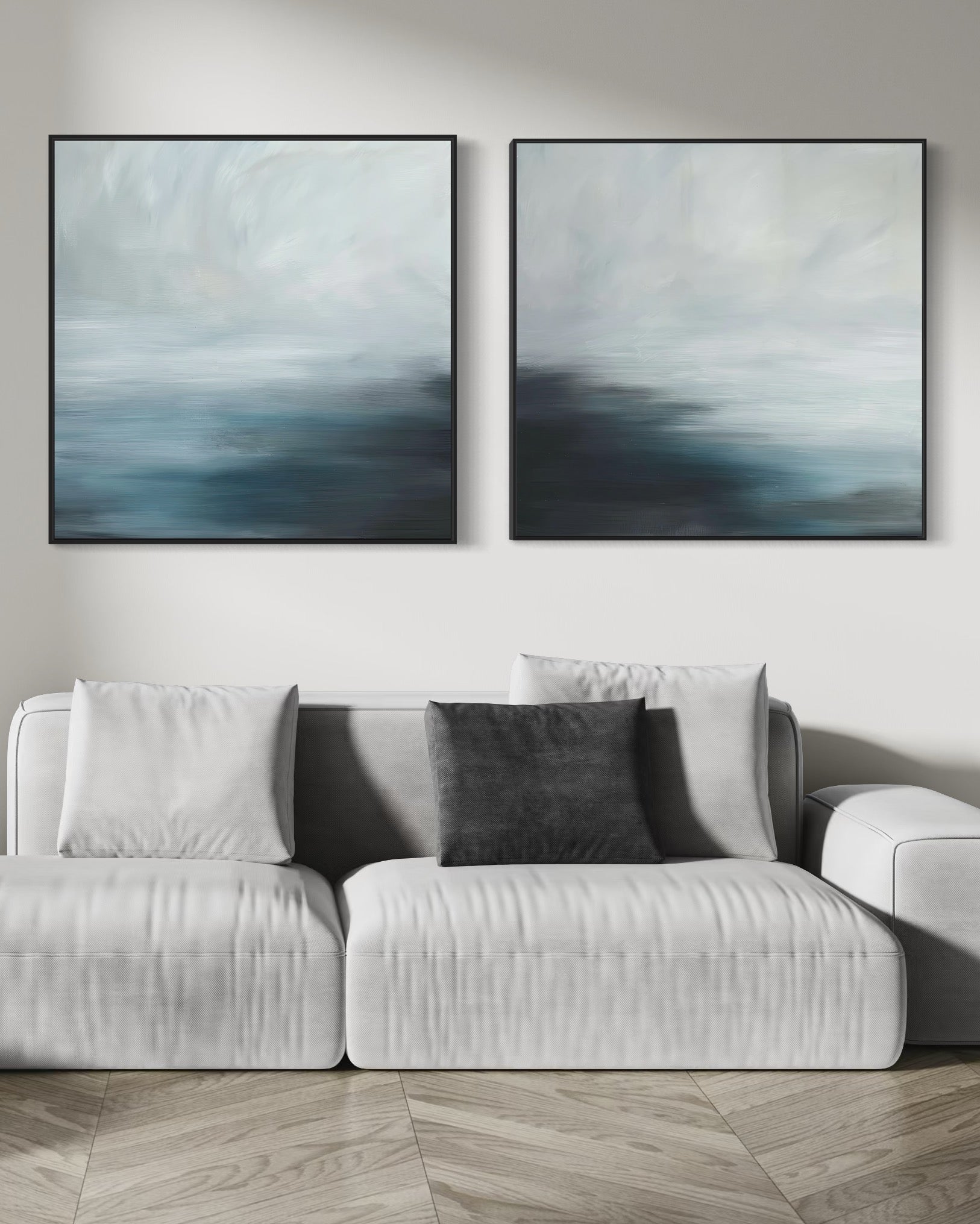 "Twin Atlantic" - Set of 2 Canvas Prints