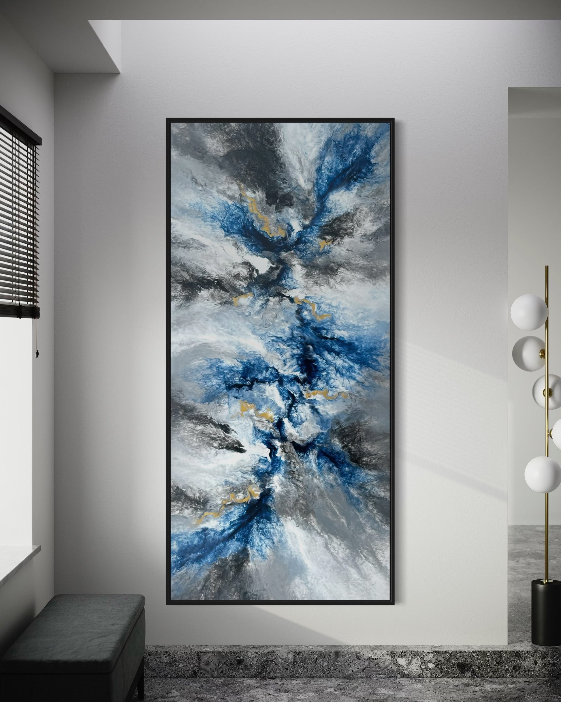 "Blue Element" - Canvas Print