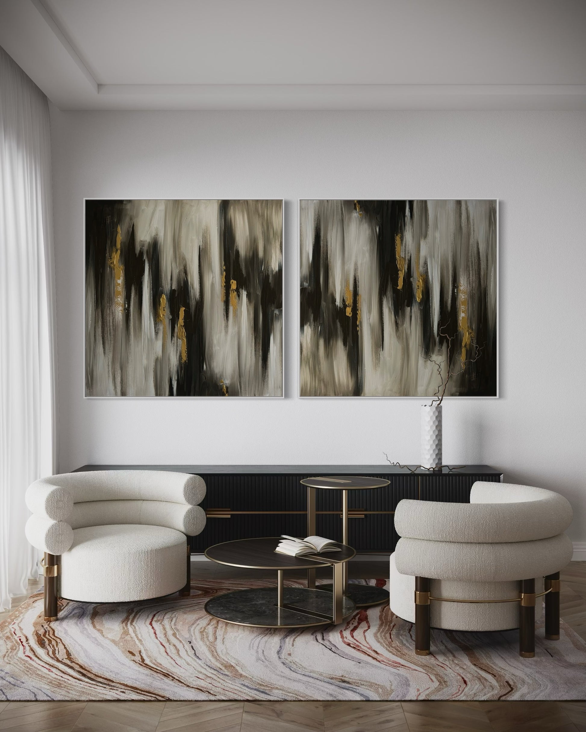 “Blackbird” Set of 2 Canvas Prints