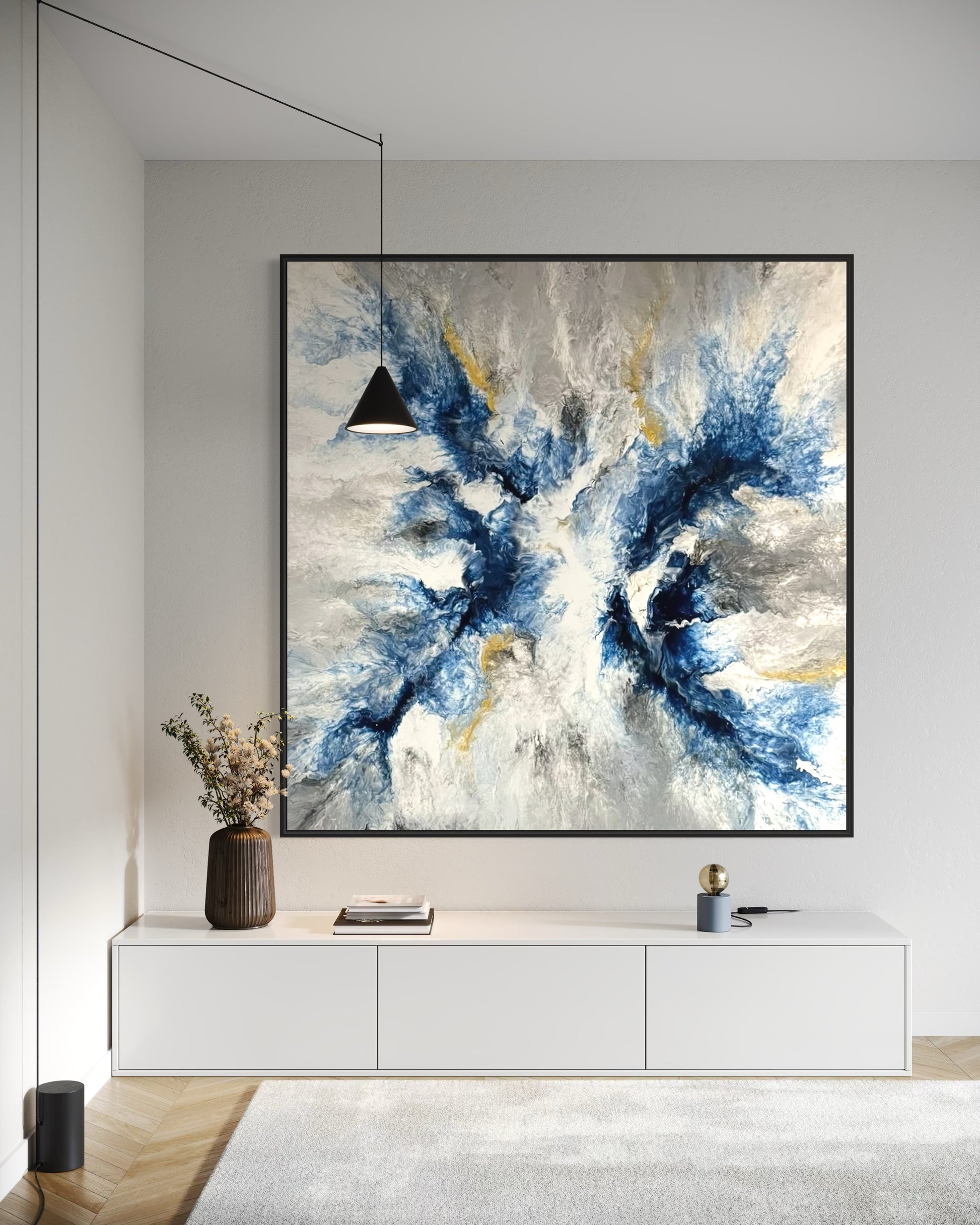 "The Royal Blue" - Canvas Print
