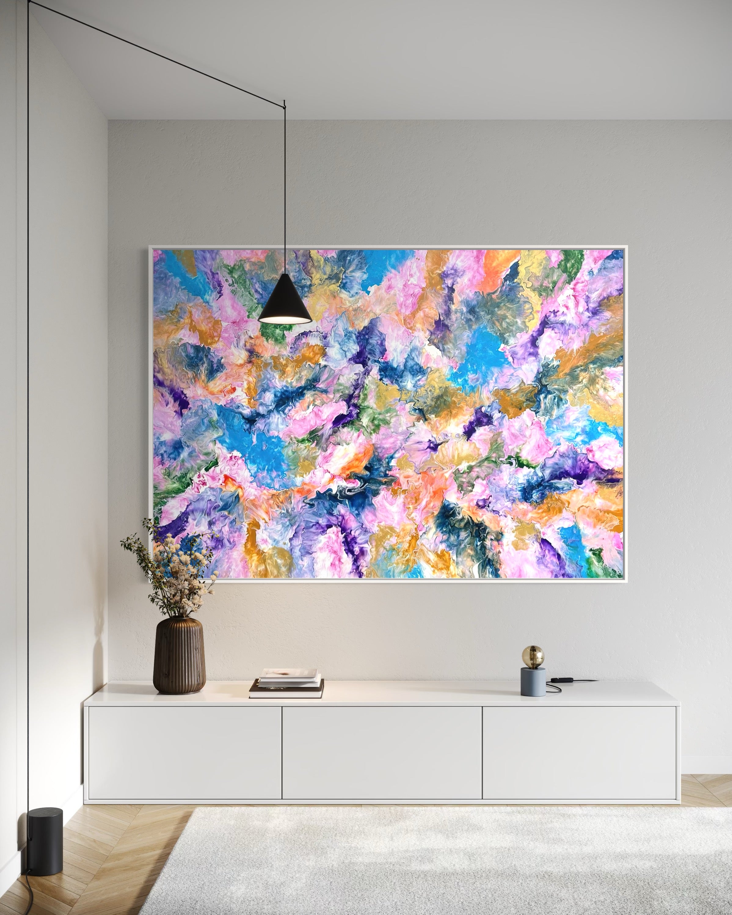 "Loving Colour" - Canvas Print