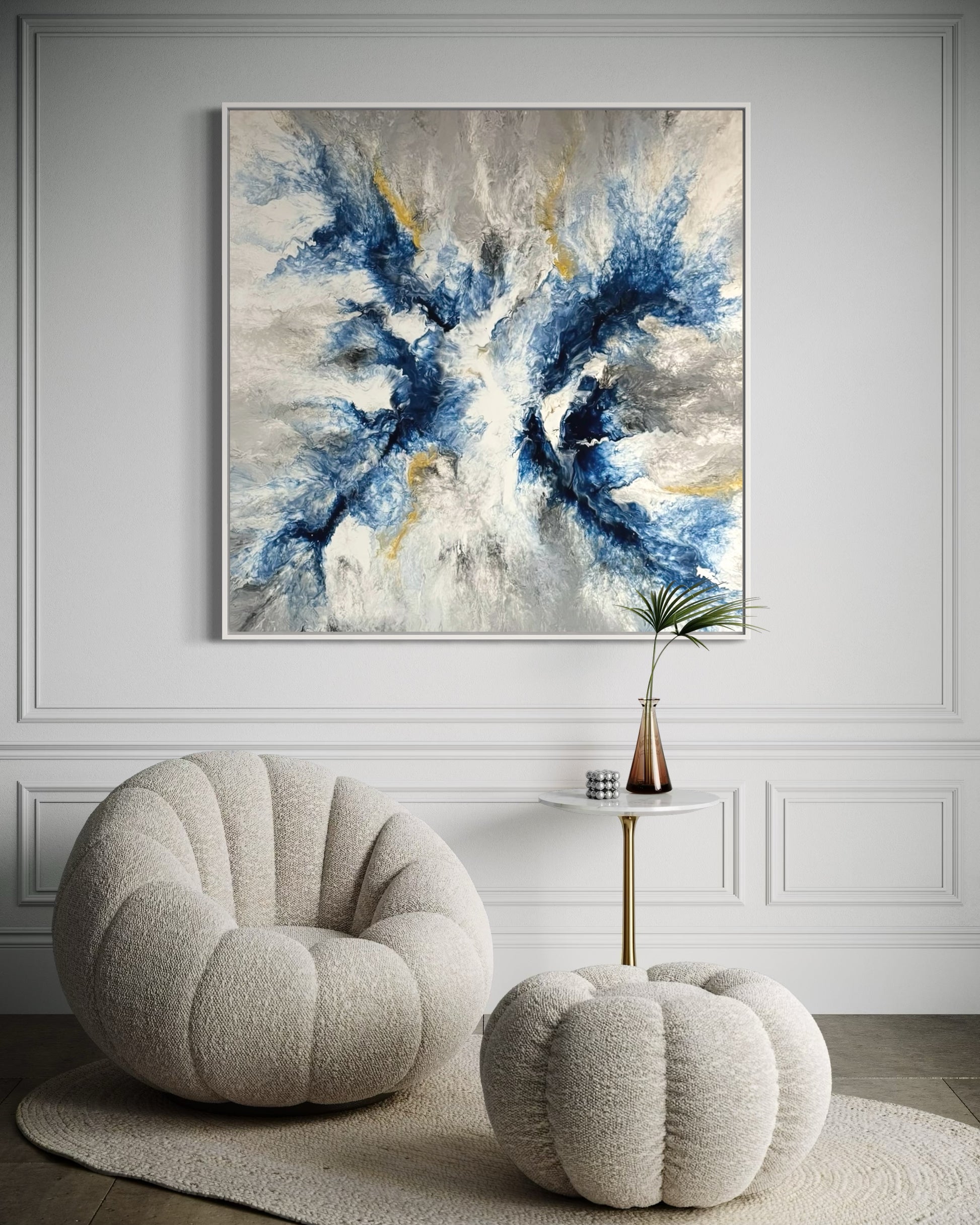 "The Royal Blue" - Canvas Print