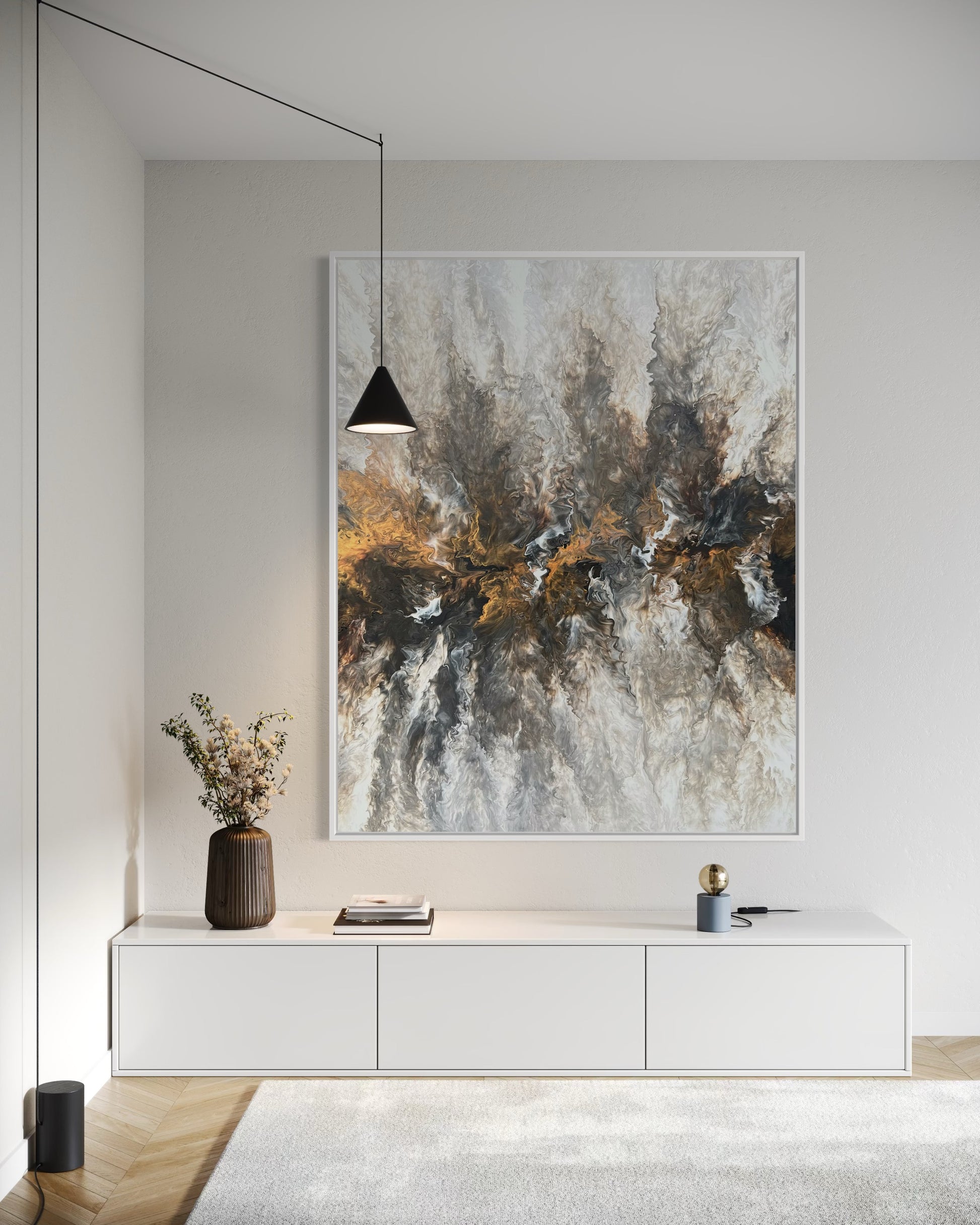 "Golden Jewel" - Canvas Print