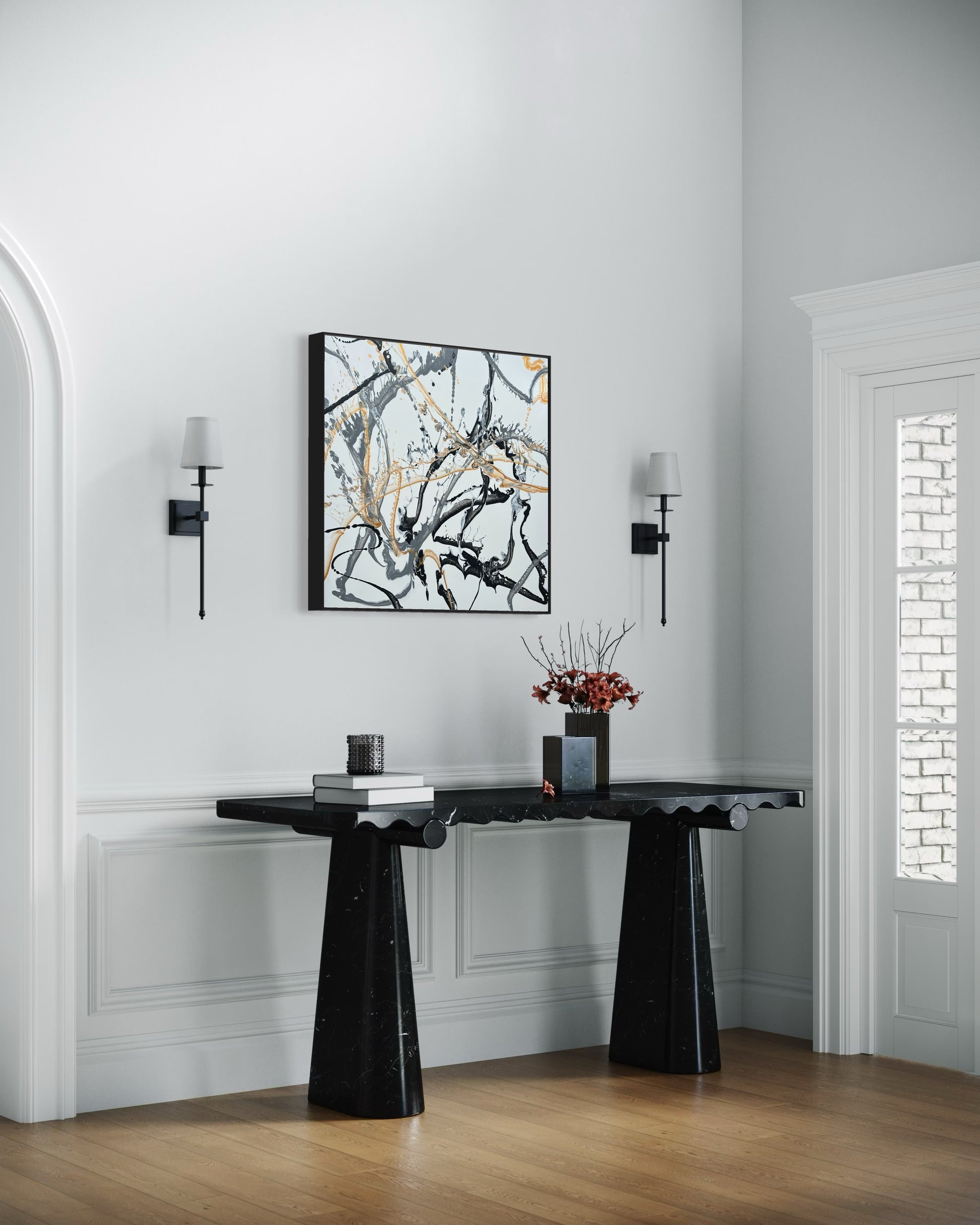 "Liquid Mess" - Canvas Print