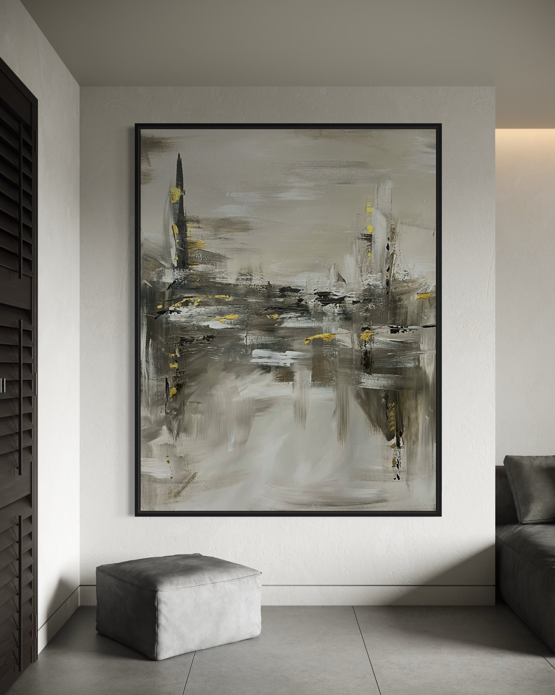 "Urban Evening" - Canvas Print