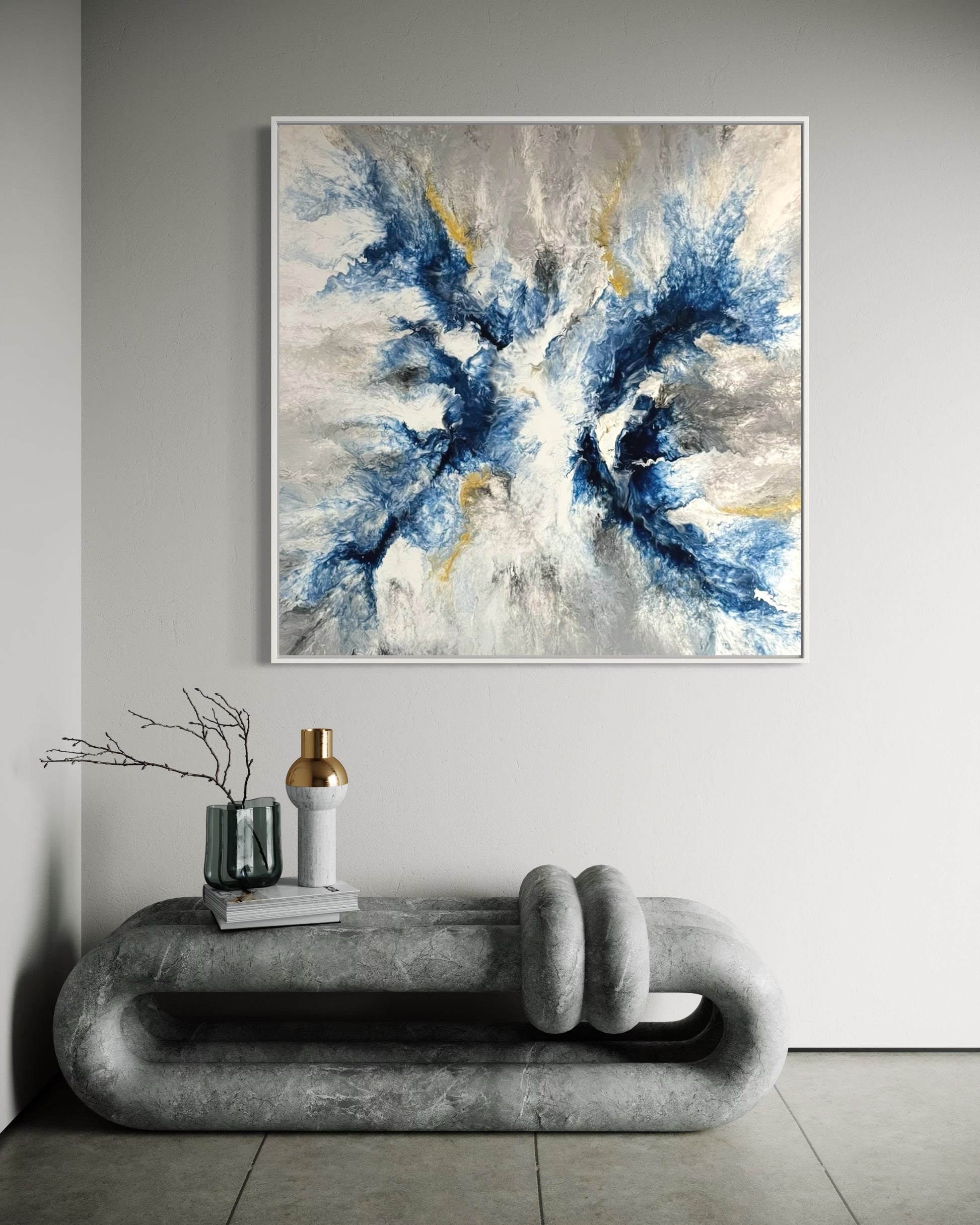 "The Royal Blue" - Canvas Print