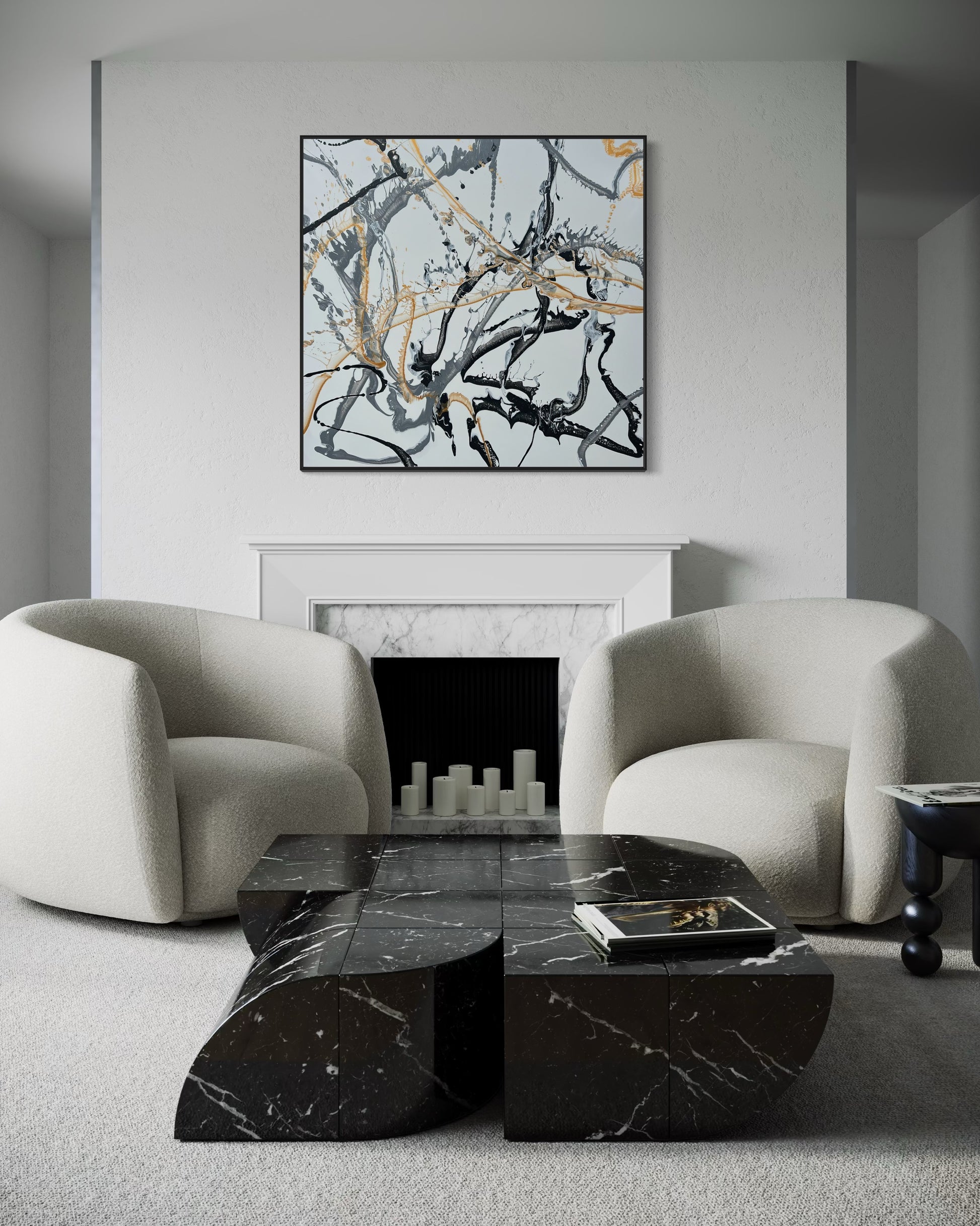 "Liquid Mess" - Canvas Print