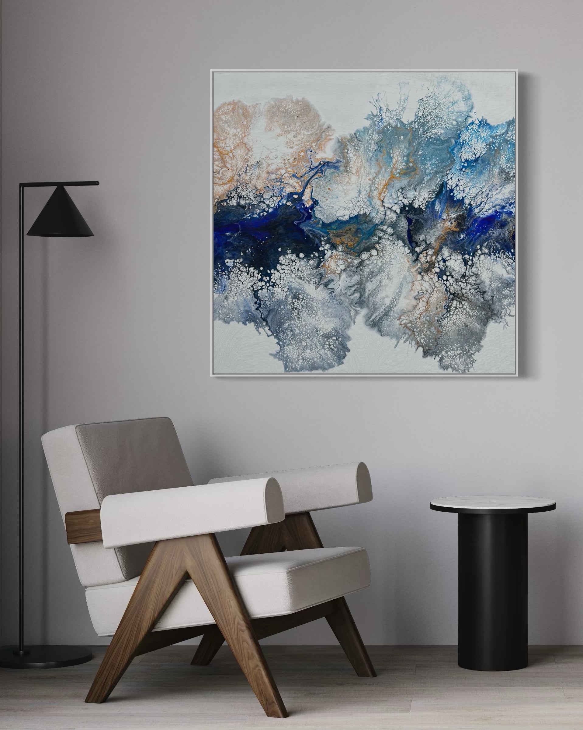"Ocean Fizz" - Canvas Print