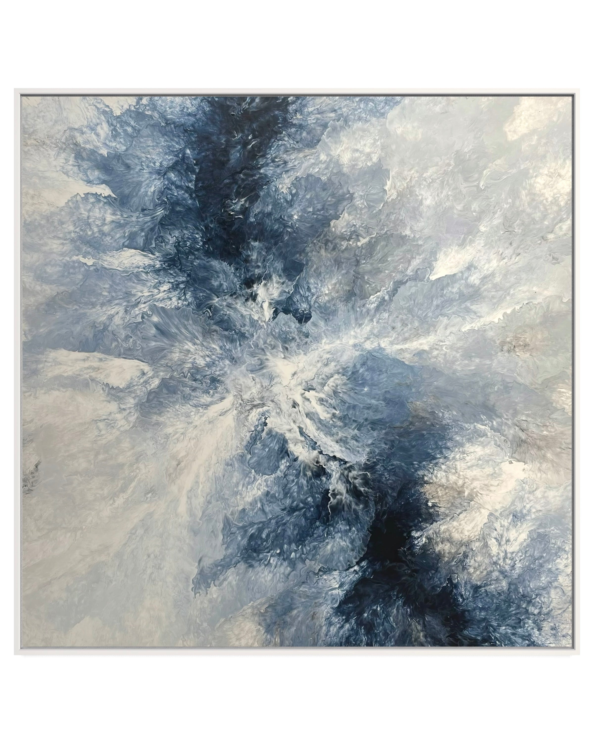 "Ocean Navy" - Canvas Print