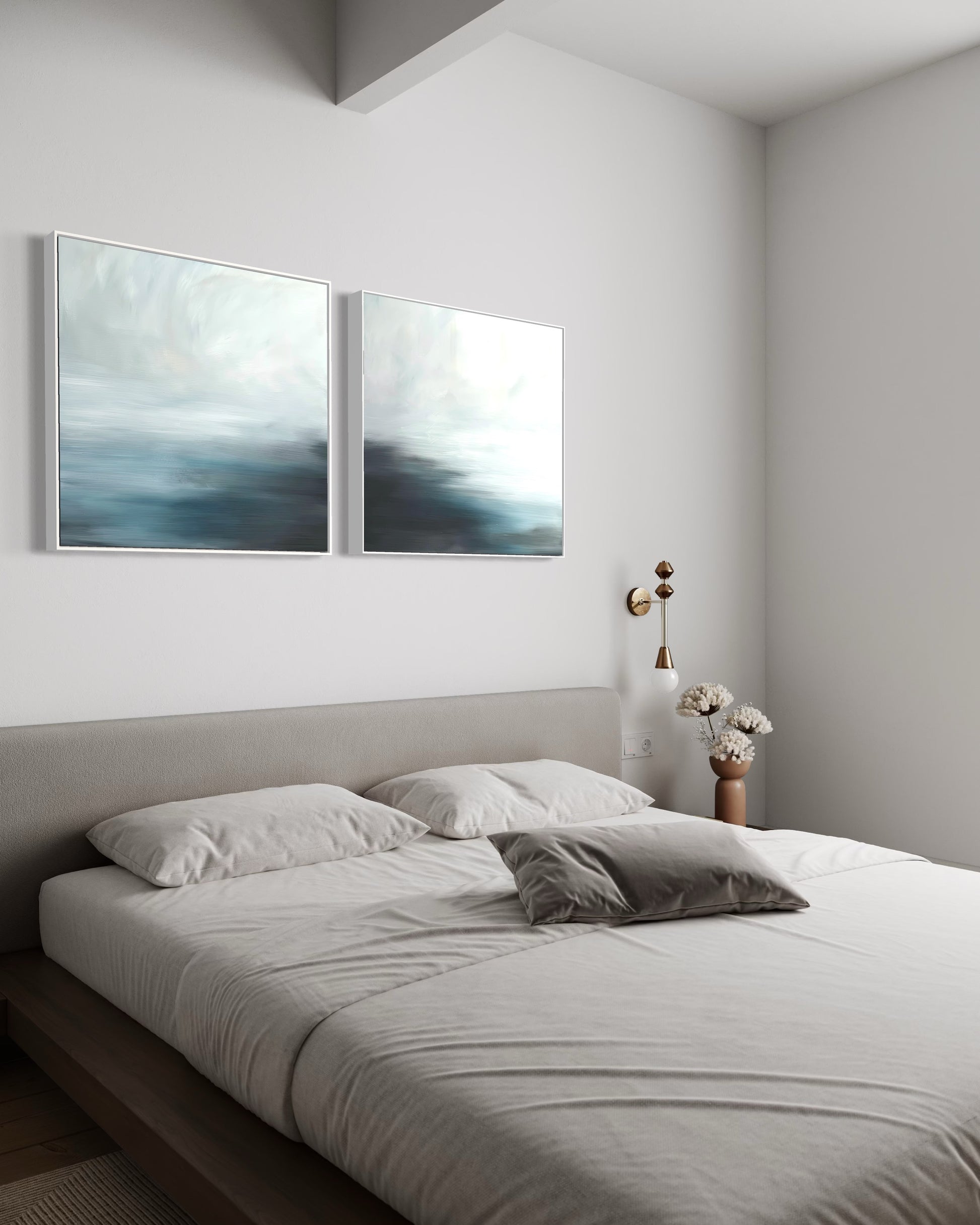 "Twin Atlantic" - Set of 2 Canvas Prints