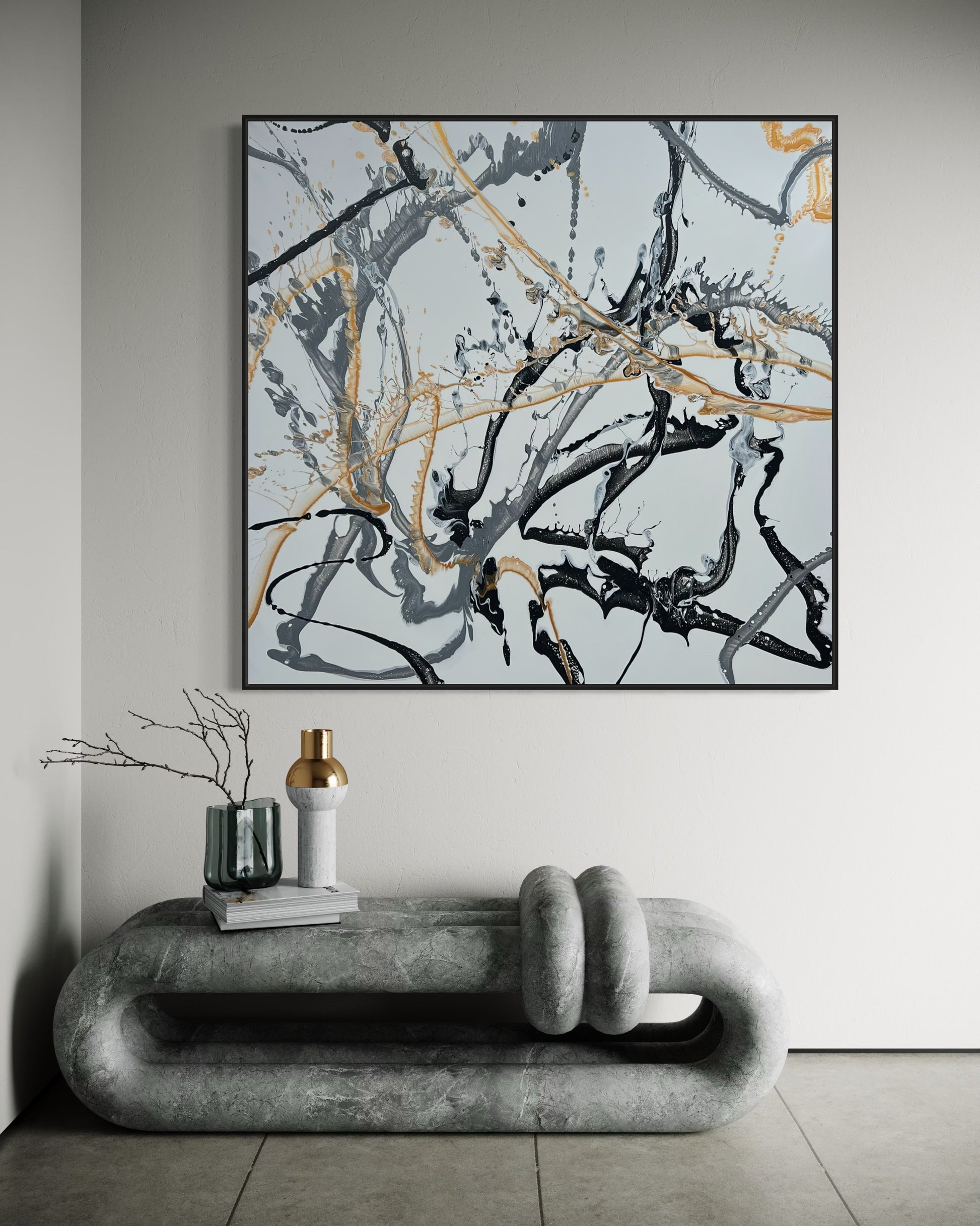 "Liquid Mess" - Canvas Print