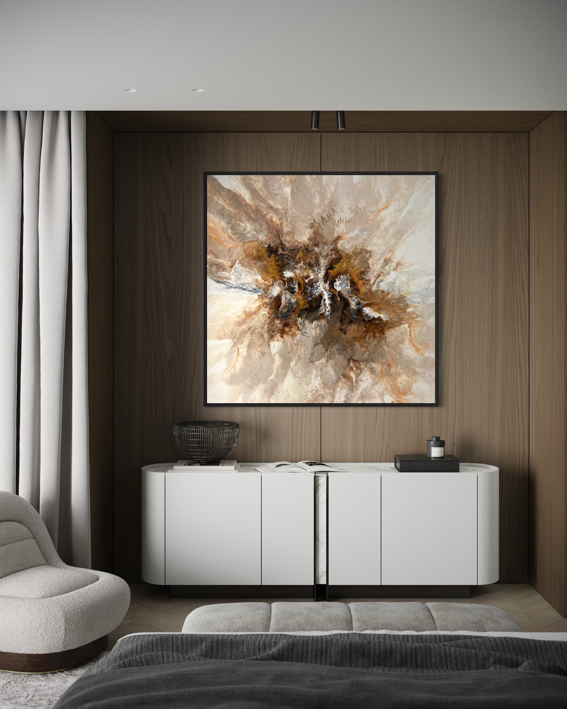 "Oak Shimmer" - Canvas Print