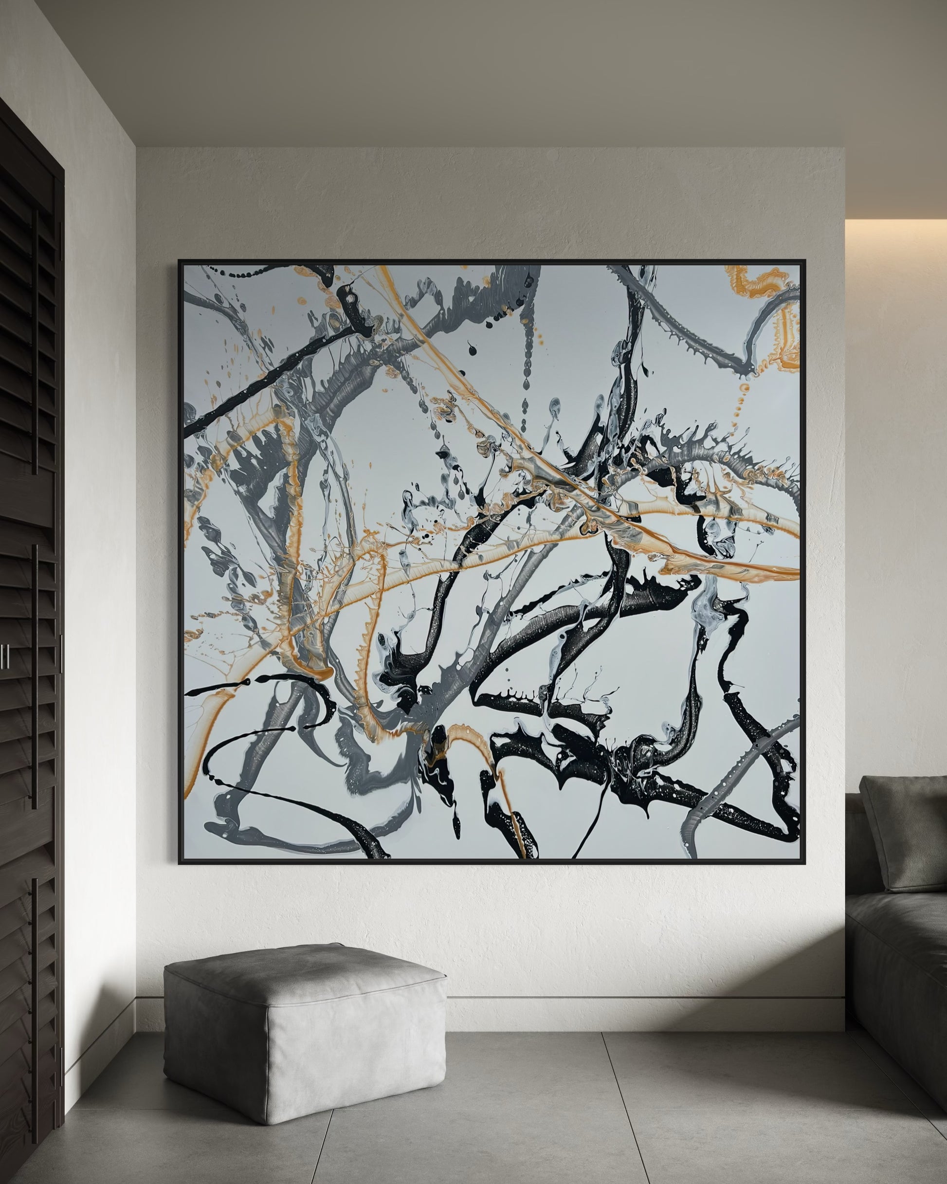 "Liquid Mess" - Canvas Print