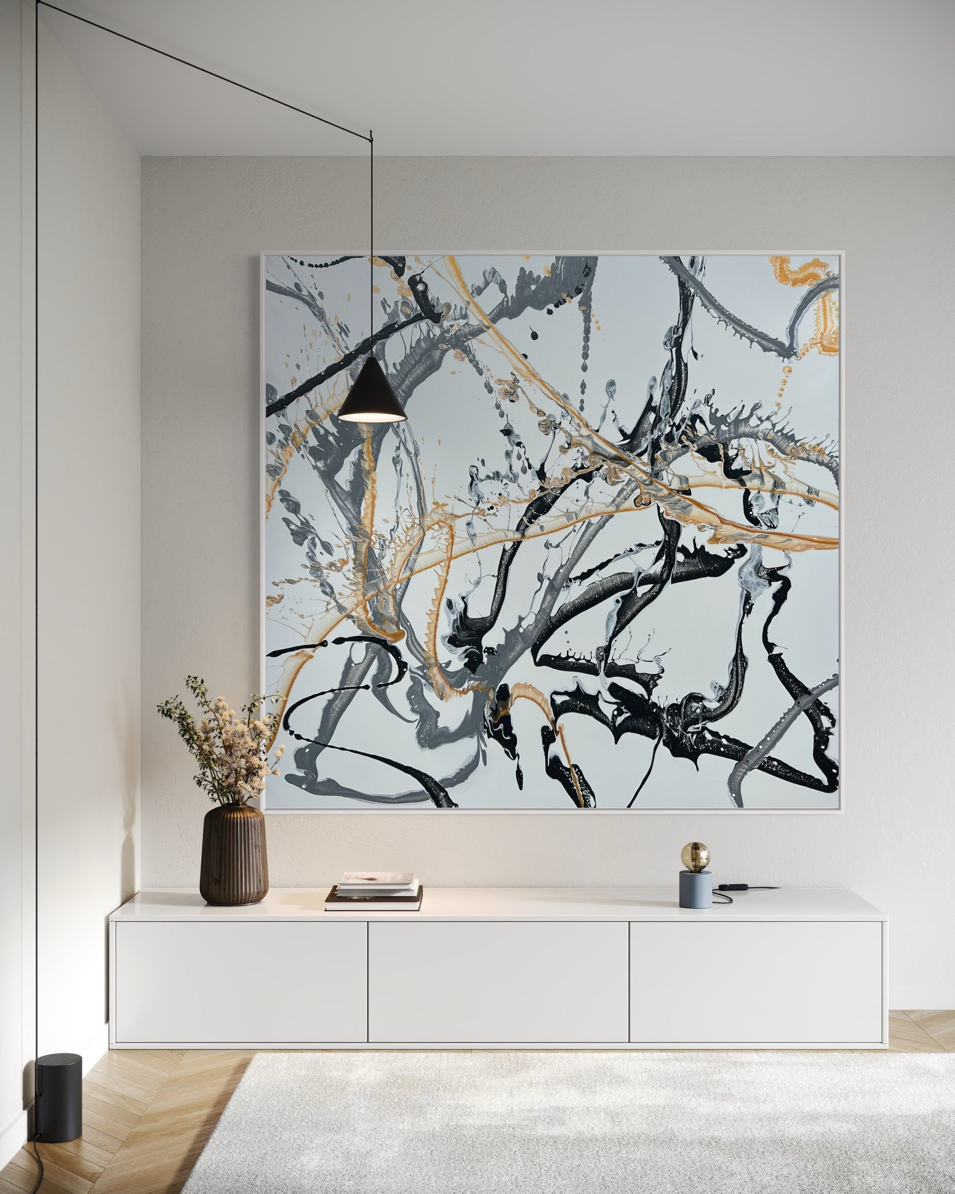 "Liquid Mess" - Canvas Print