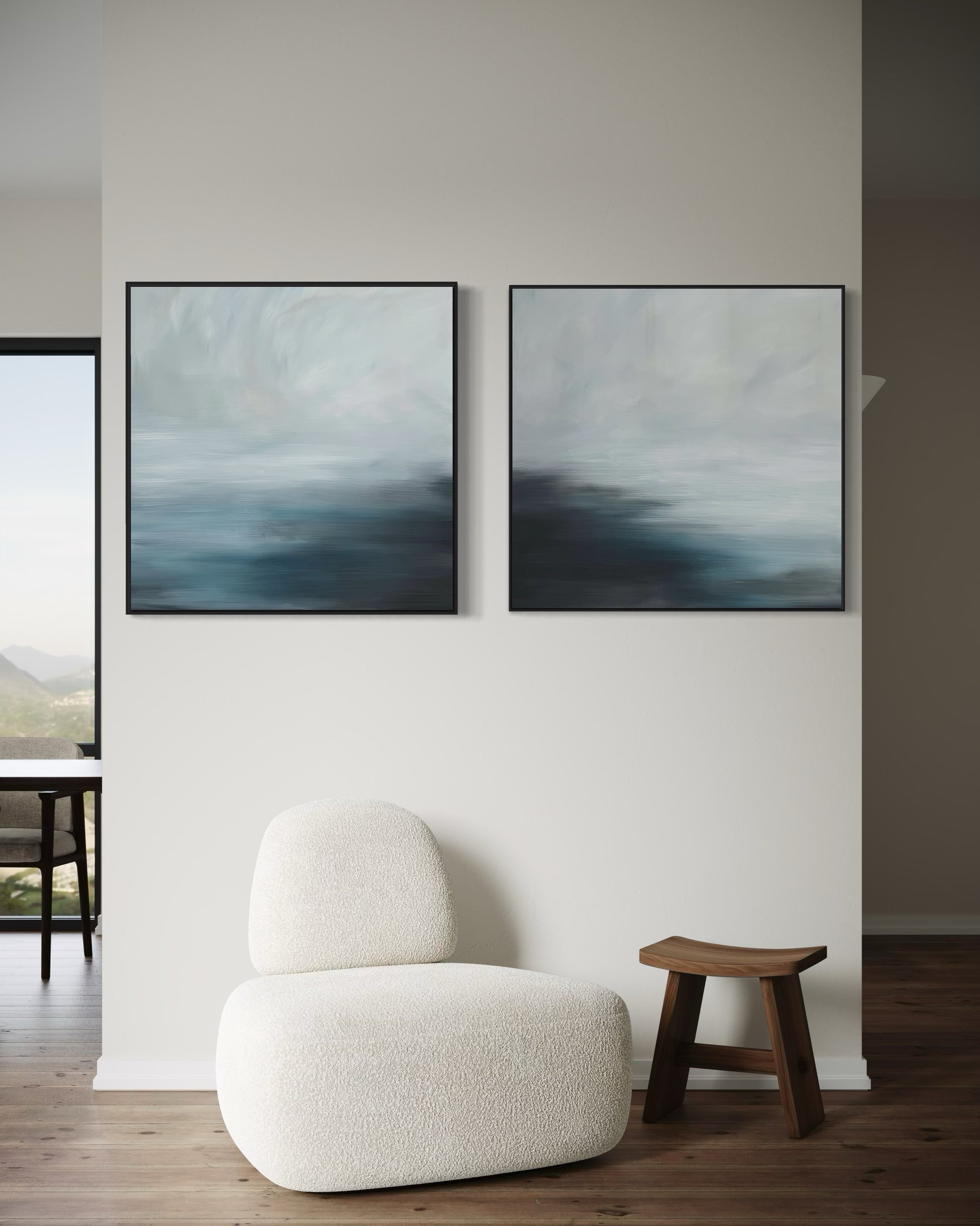 "Twin Atlantic" - Set of 2 Canvas Prints