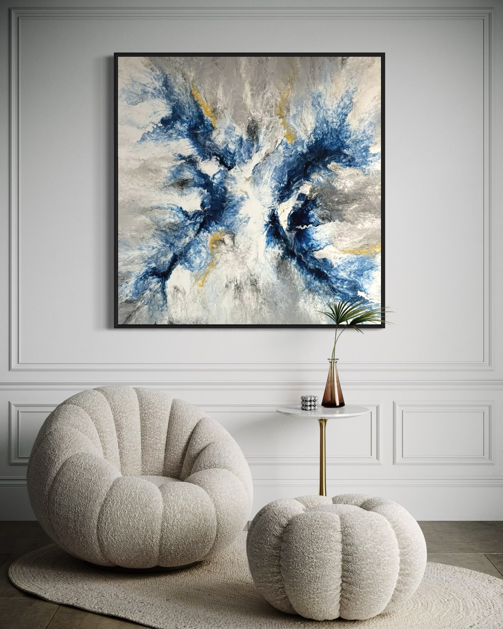 "The Royal Blue" - Canvas Print