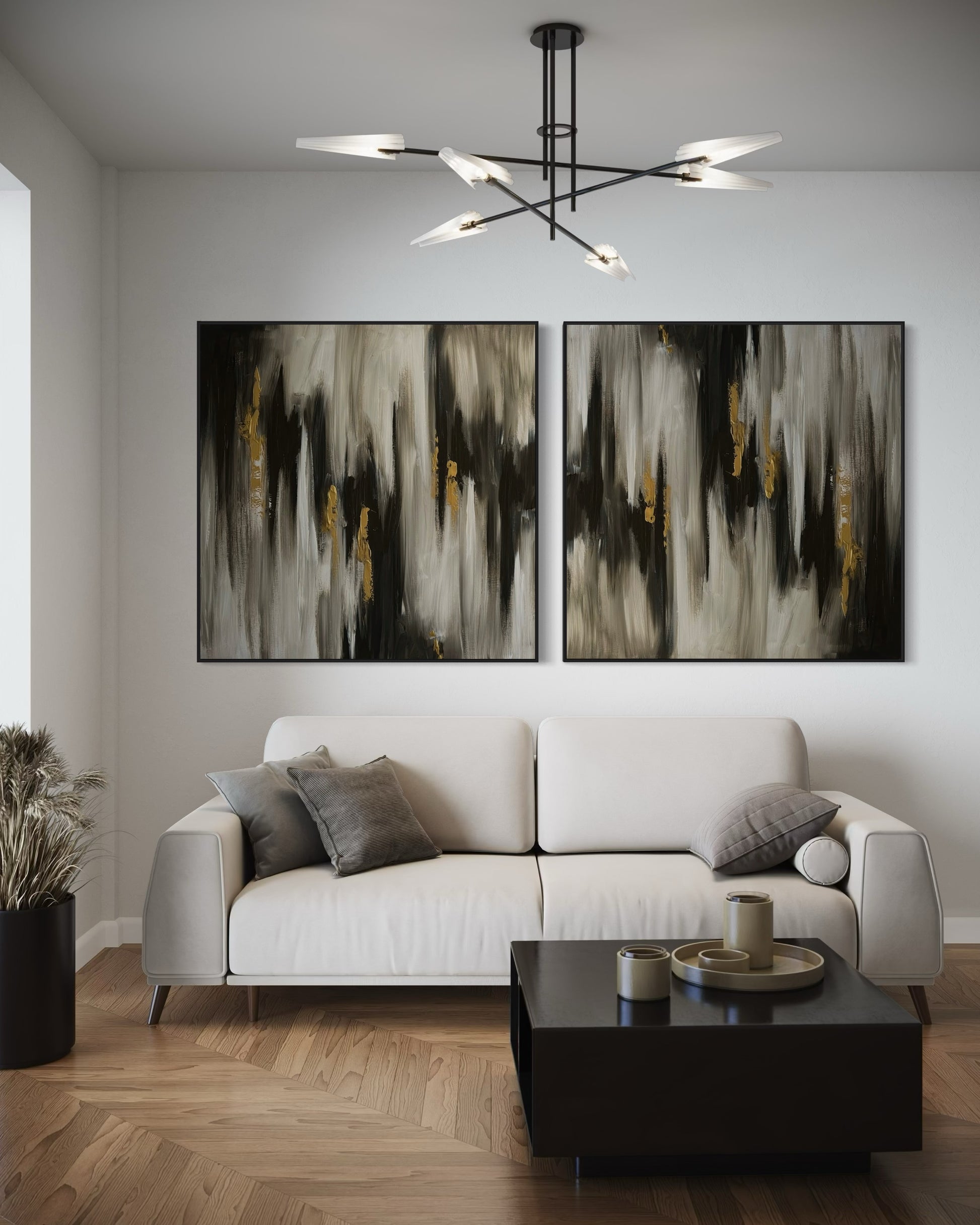 “Blackbird” Set of 2 Canvas Prints