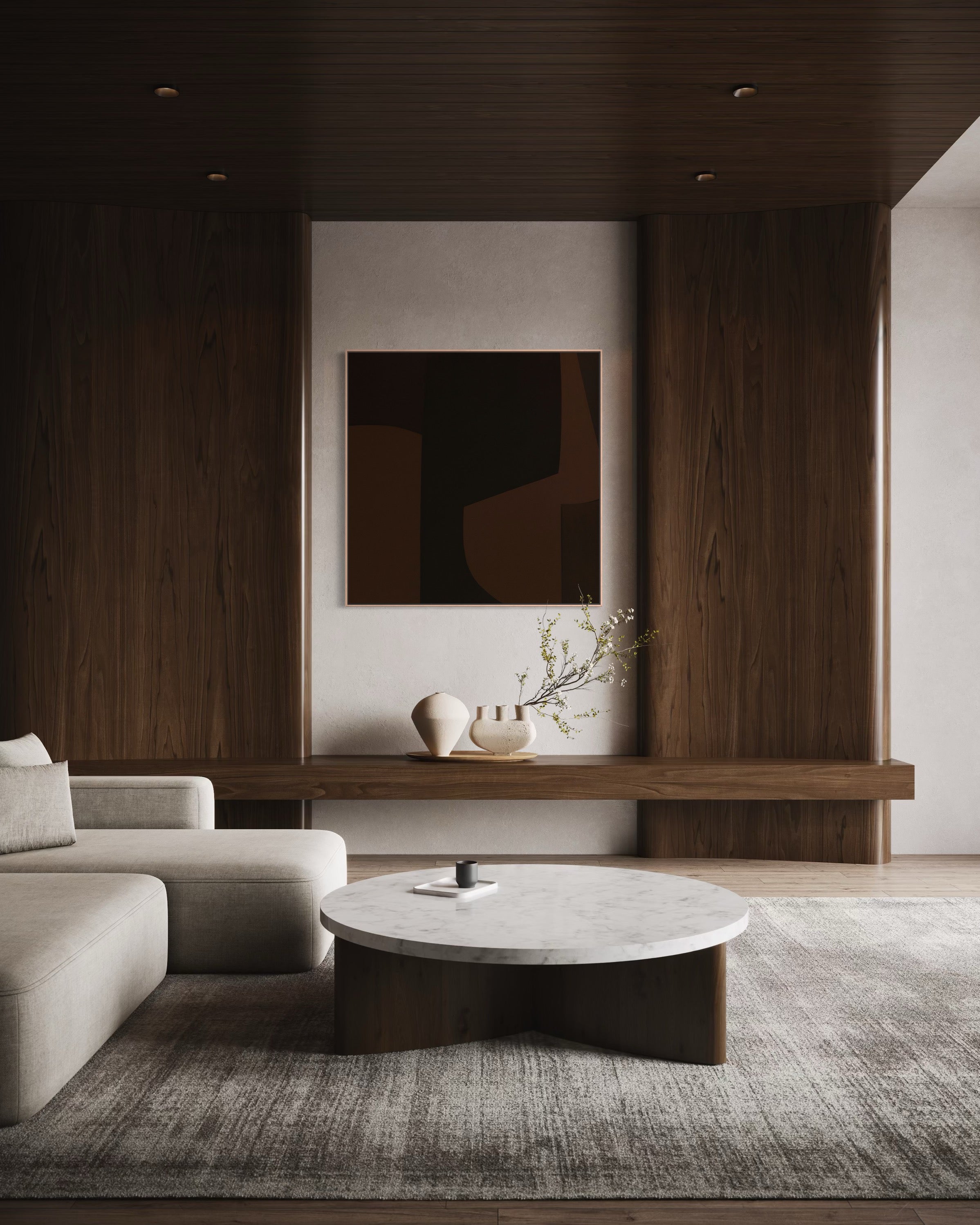 "Espresso Shape" Canvas Print