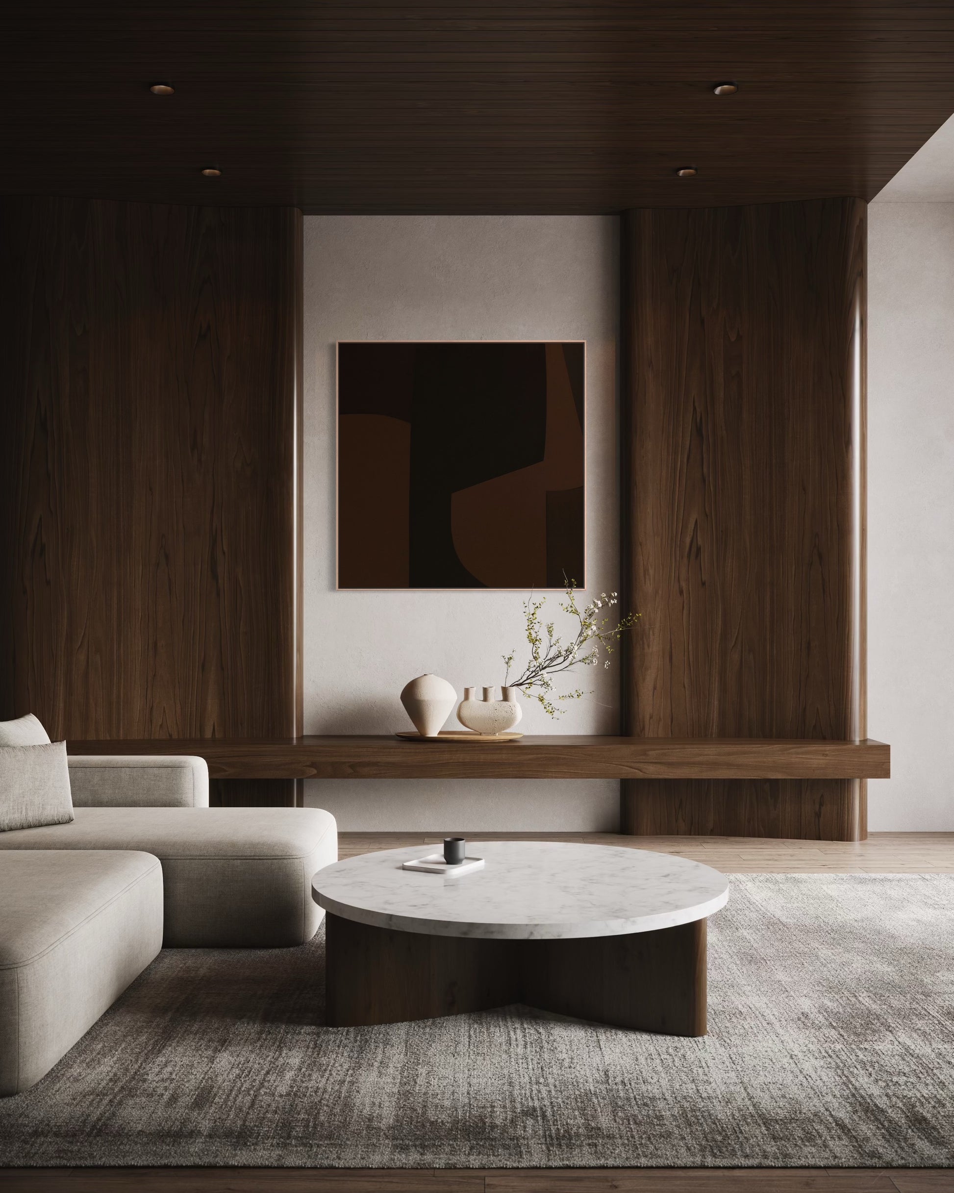 "Espresso Shape" Canvas Print