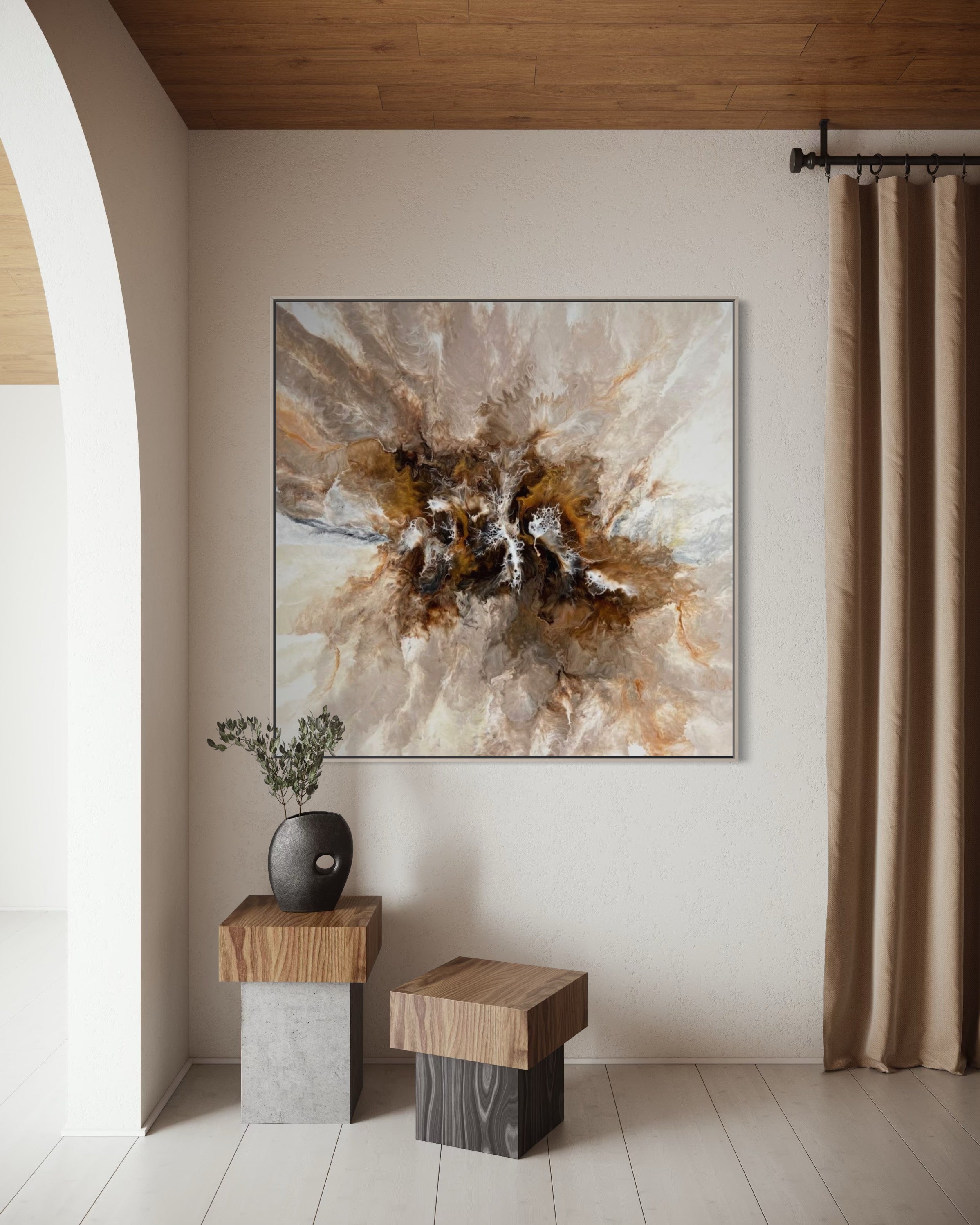 "Oak Glimmer" Canvas Print