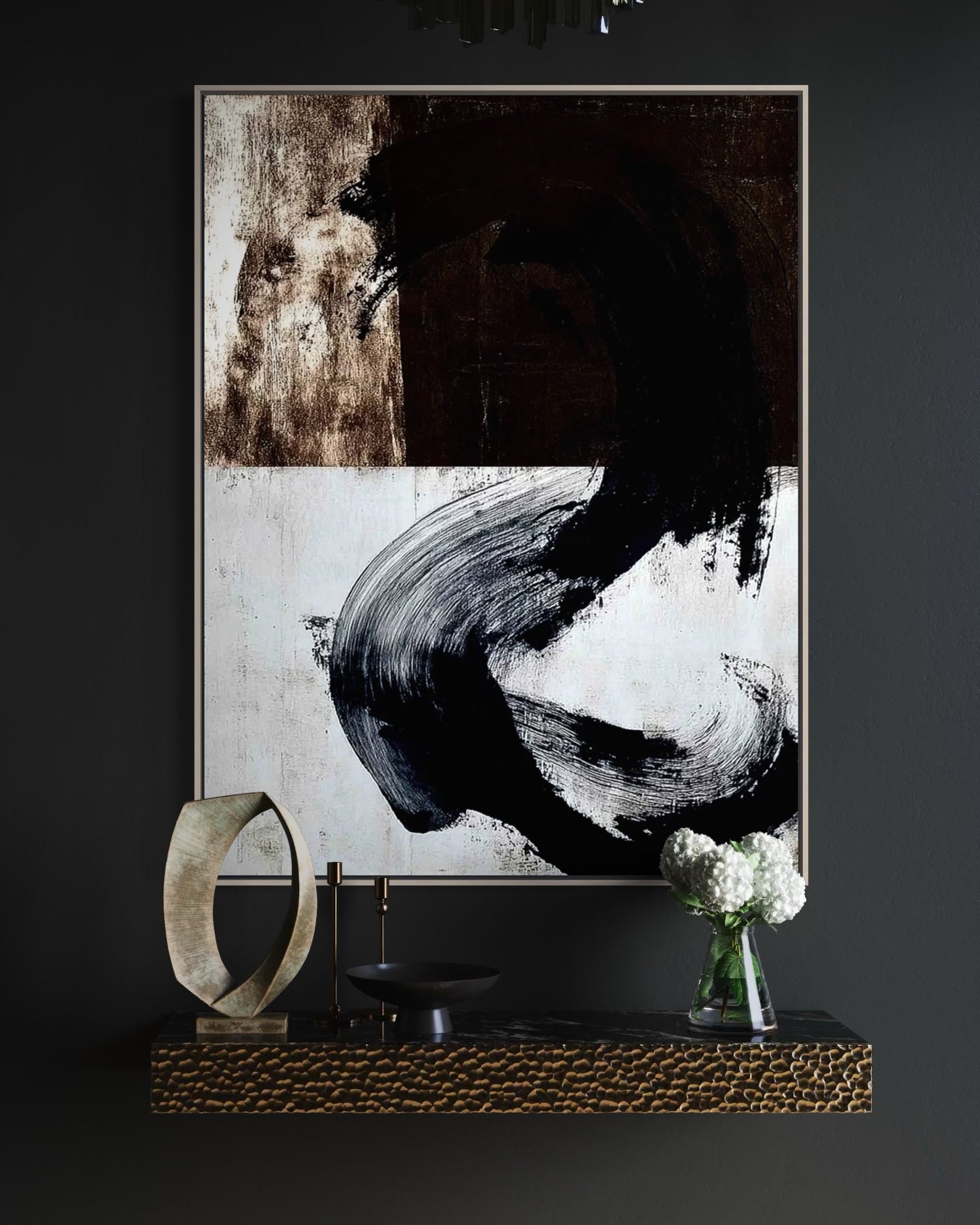 "Elegance though a stroke" Canvas Print