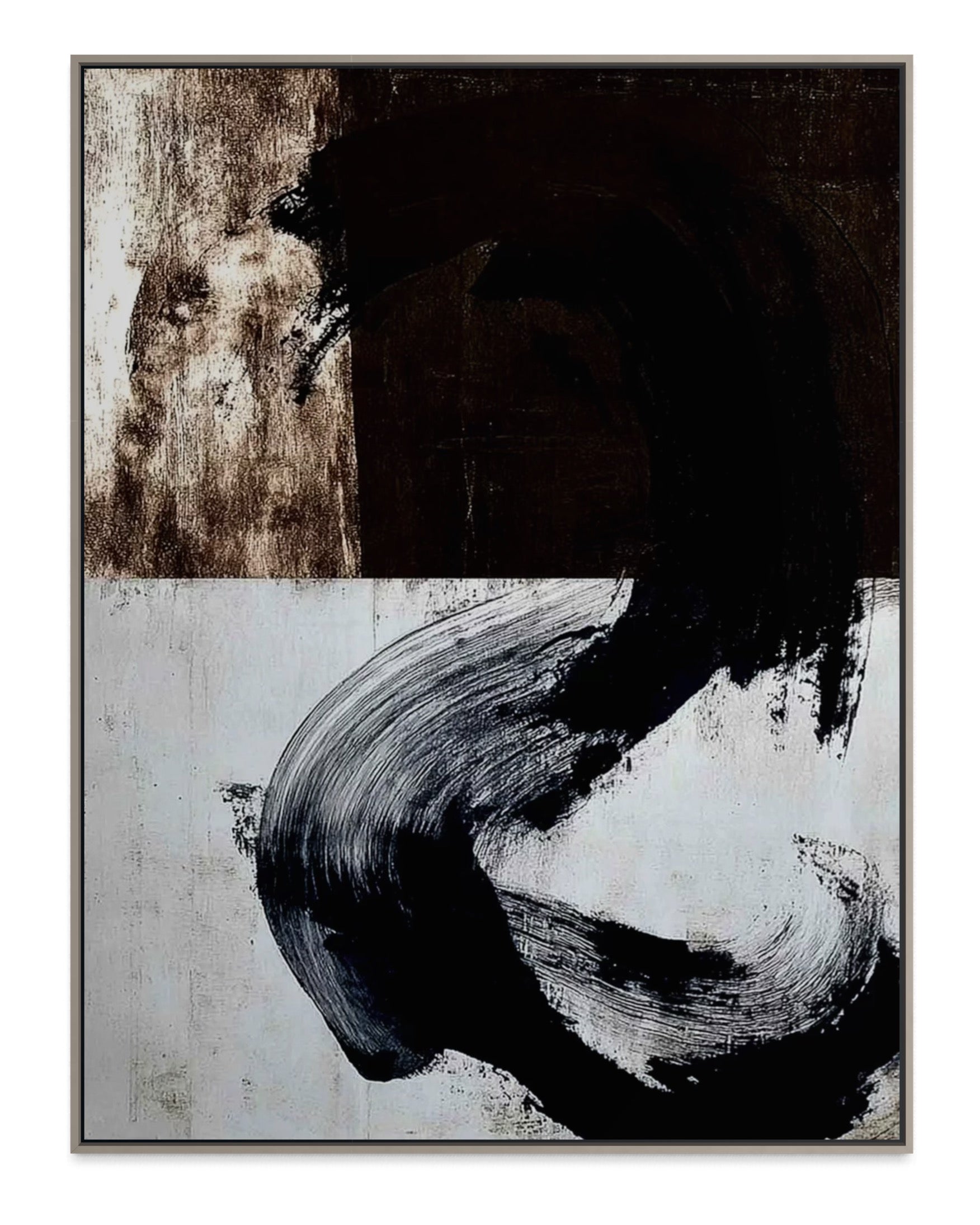 "Elegance though a stroke" Canvas Print