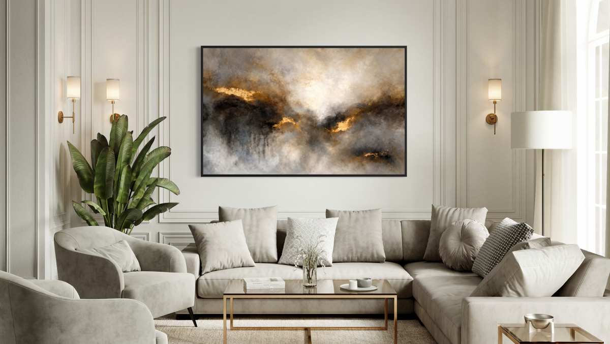 "Gilded Storm" Canvas Print