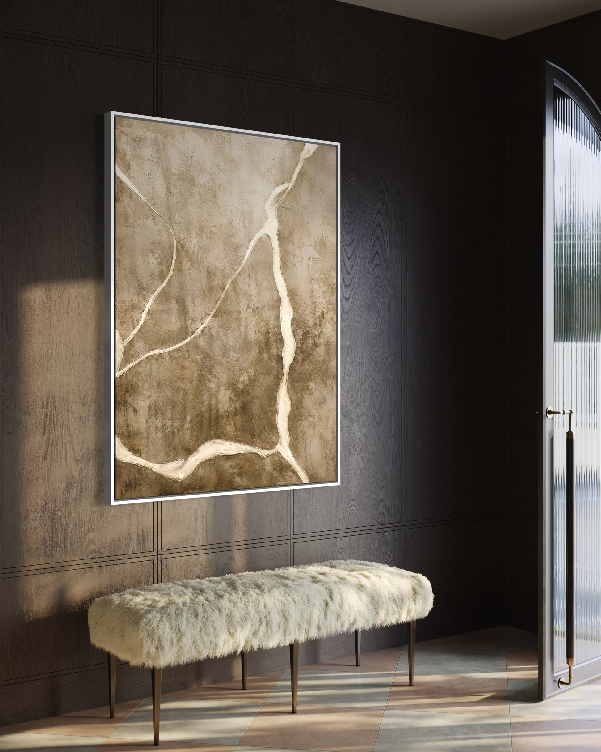 "Rustic Flow" Canvas Print