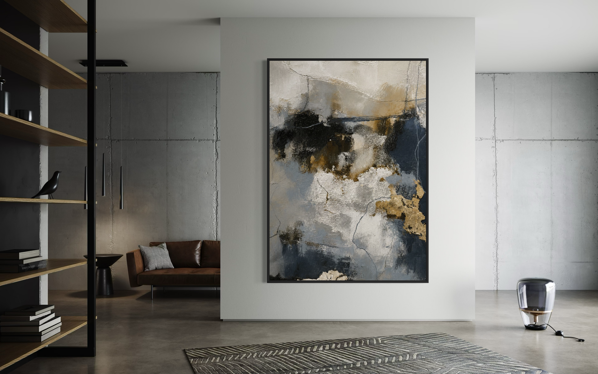 "Blue Mystery" Canvas Print