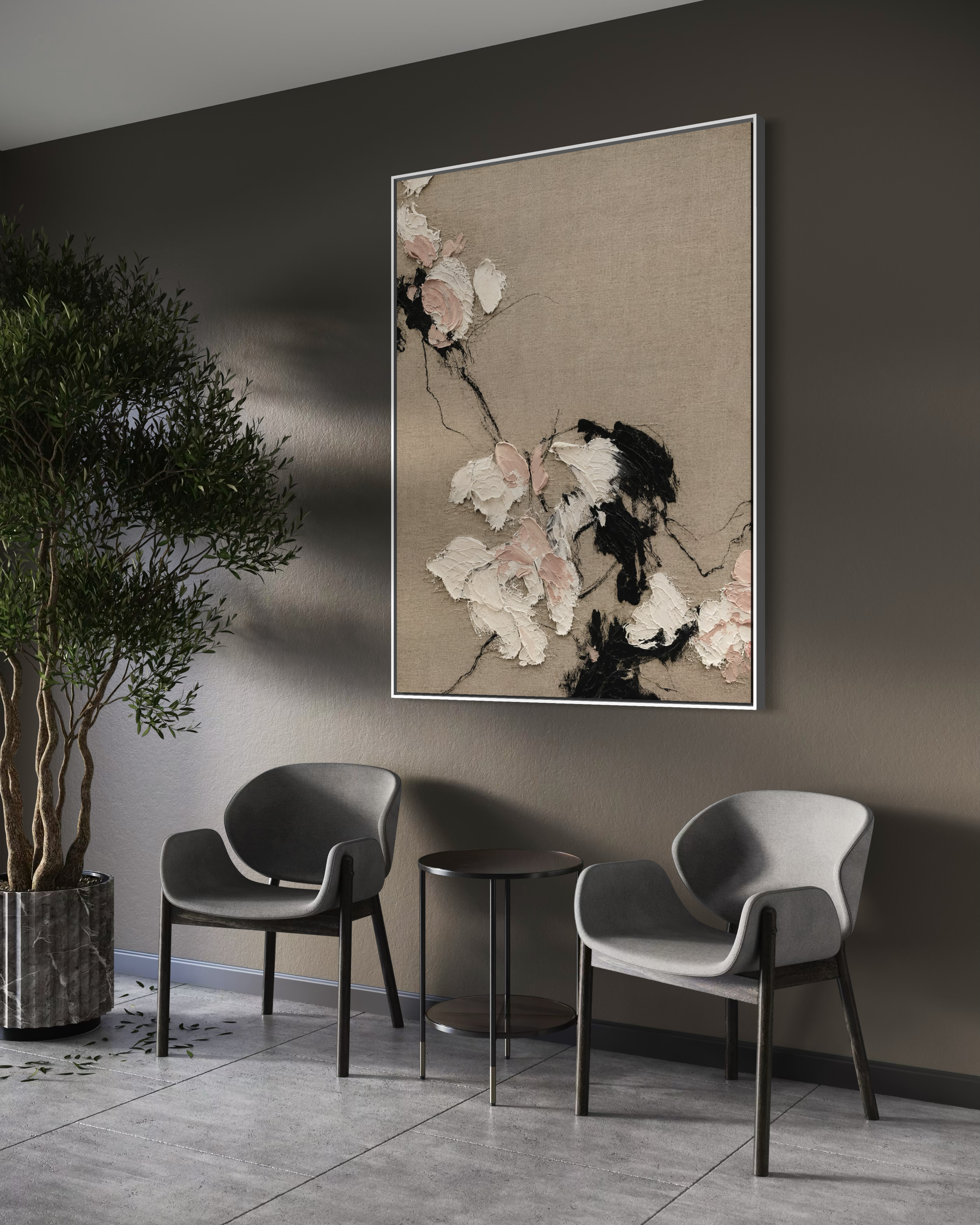 "Mixed Flower" Canvas Print