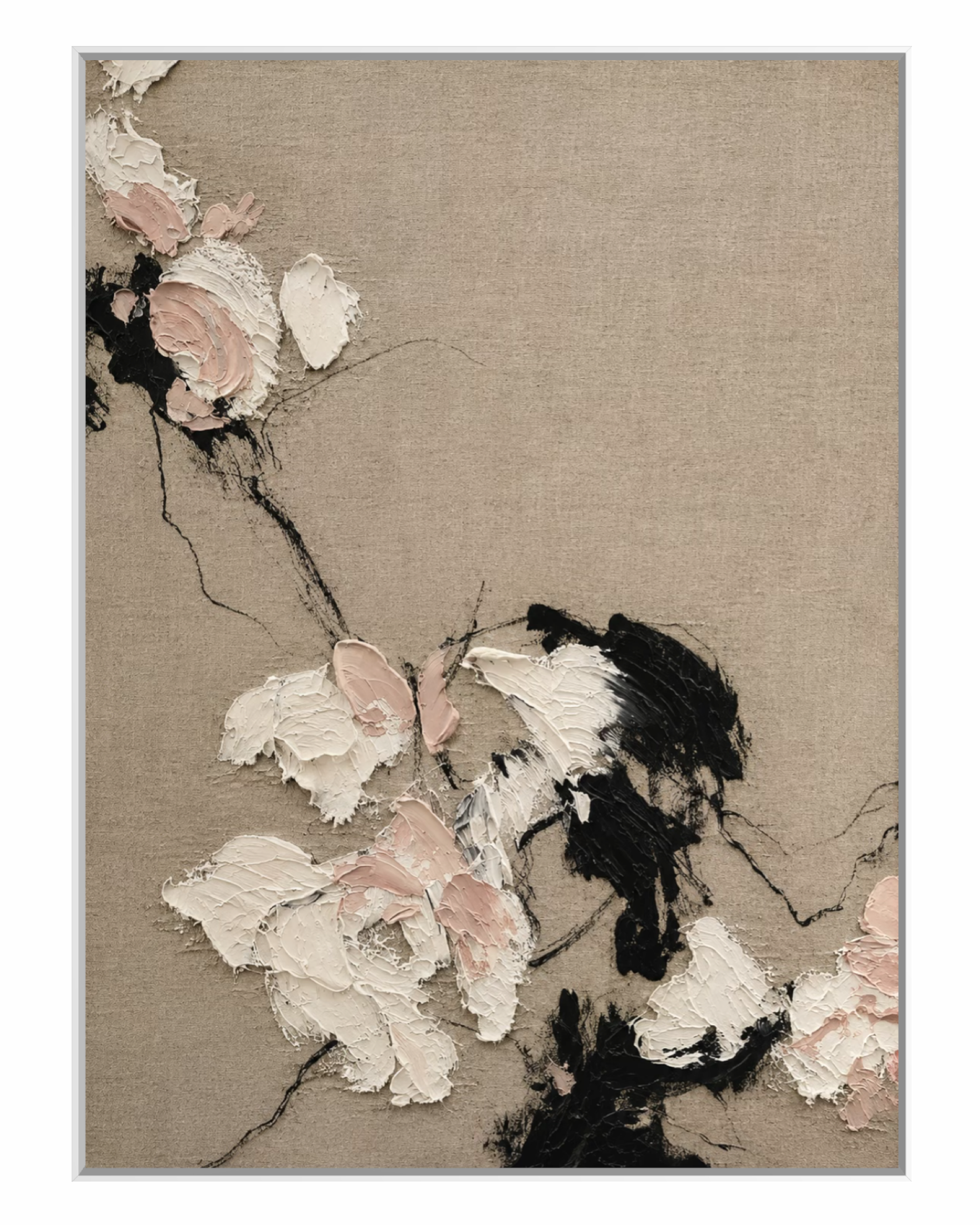 "Mixed Flower" Canvas Print