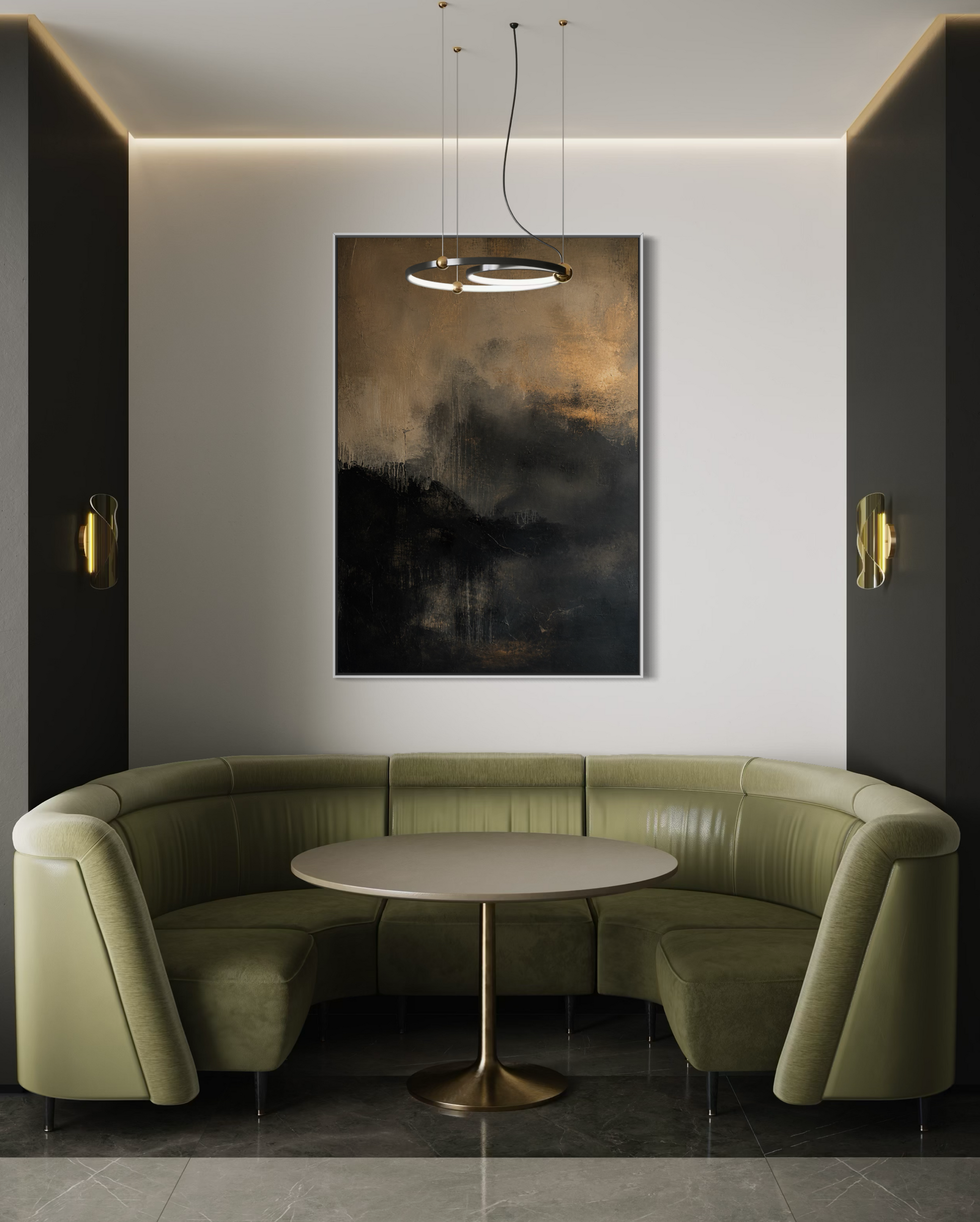 "Black Rise" Canvas Print