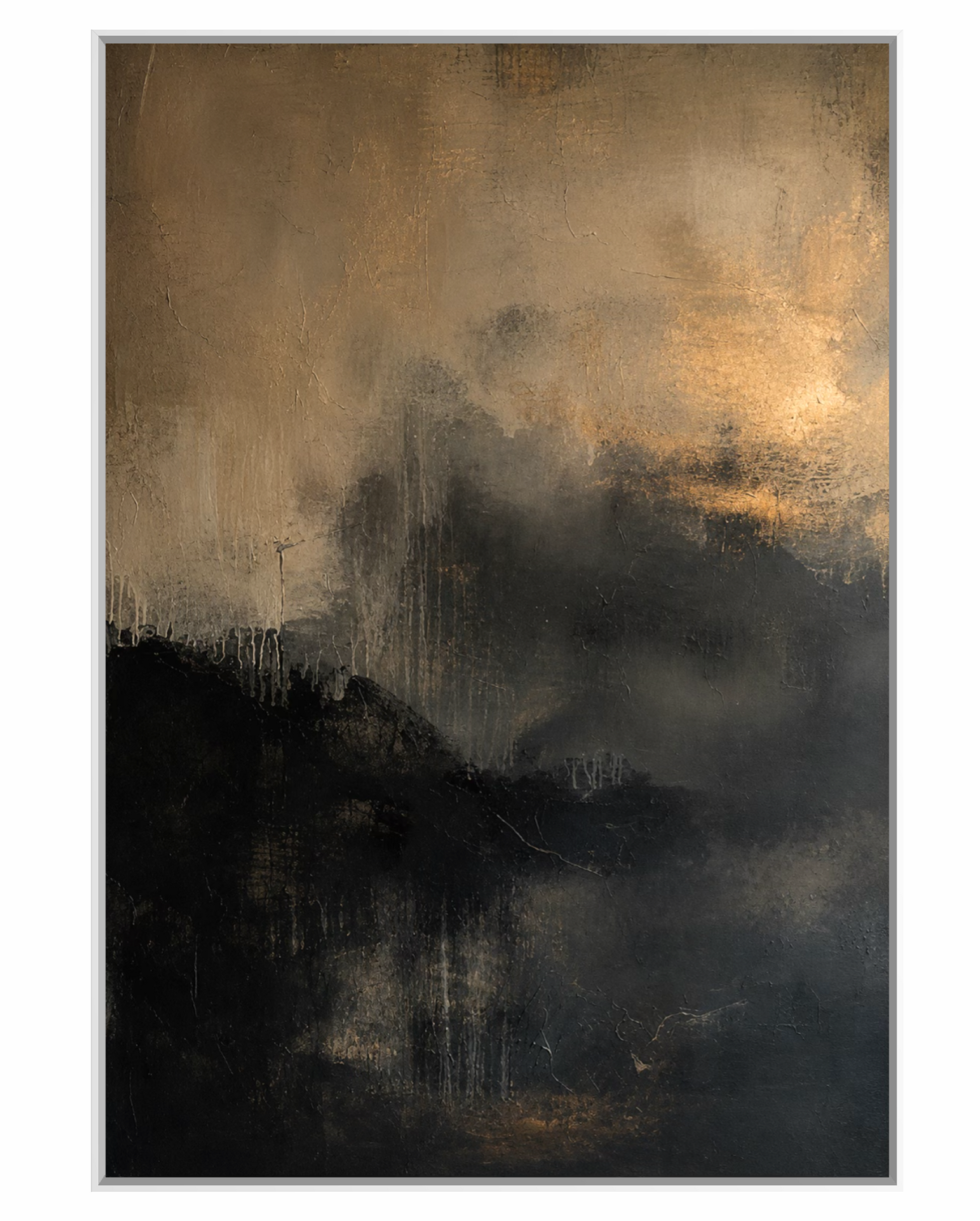 "Black Rise" Canvas Print