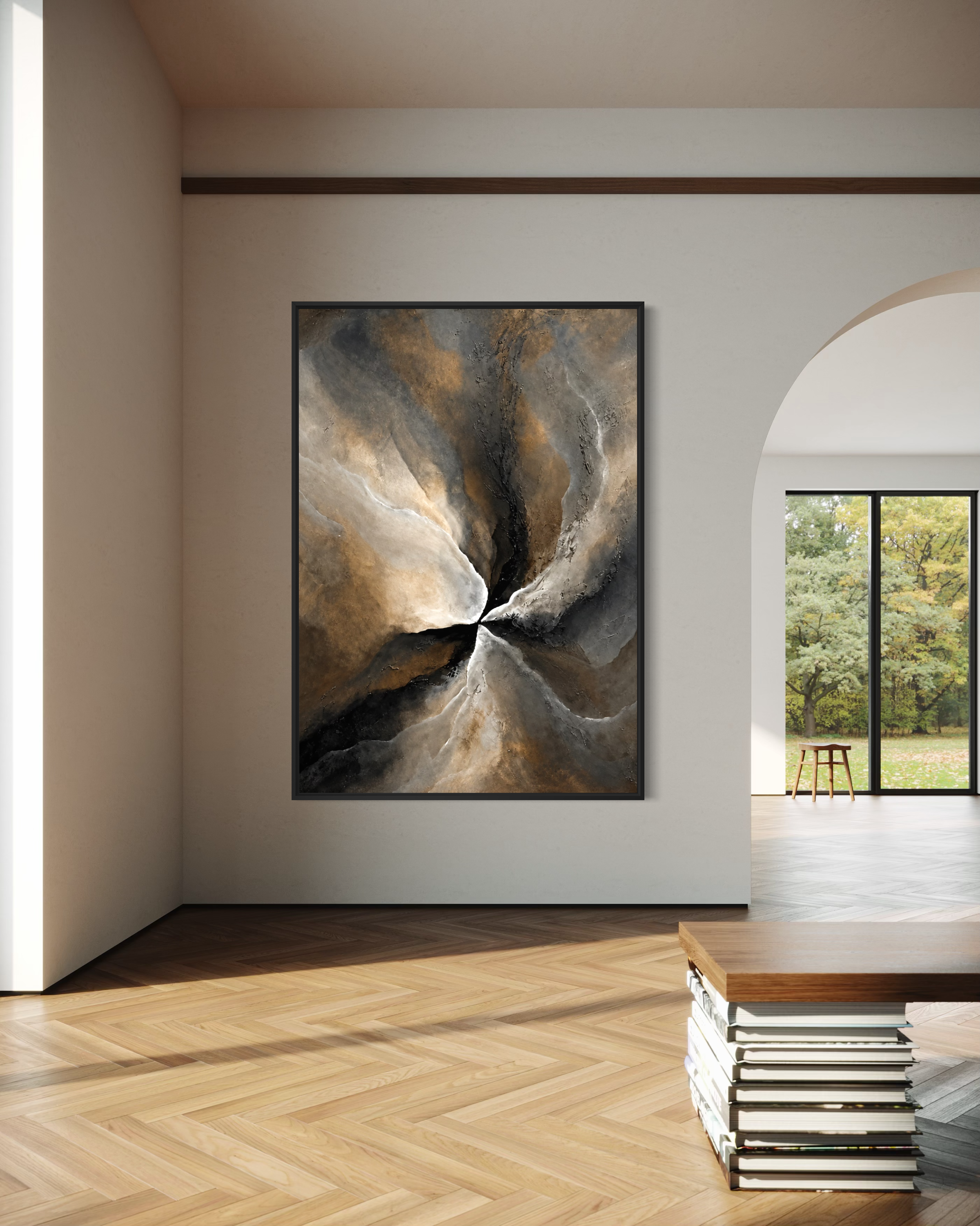 "Bronze Bloom" Canvas Print